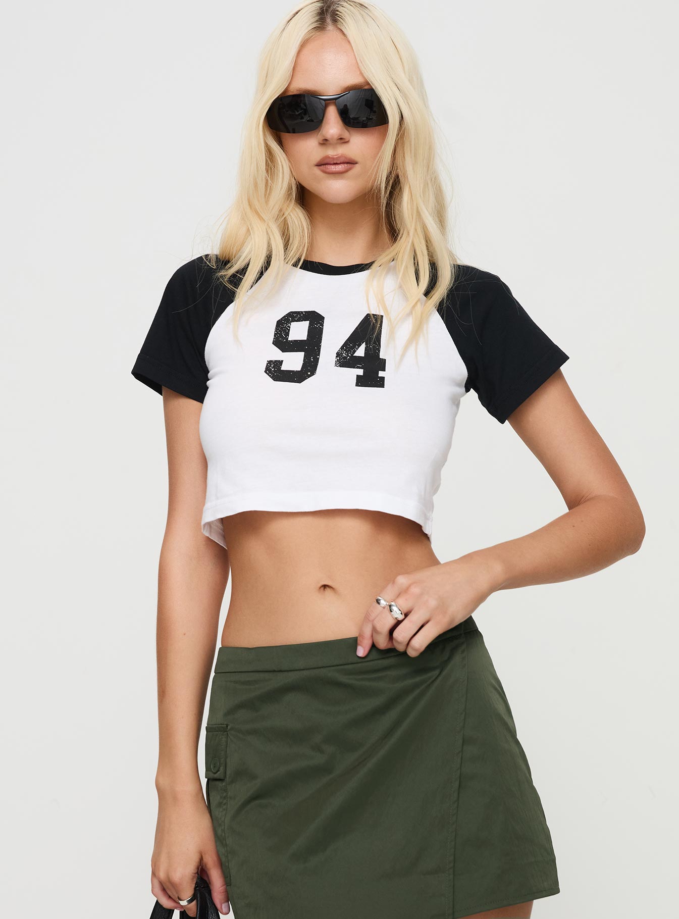 Alternative view of Lucky Number Top White