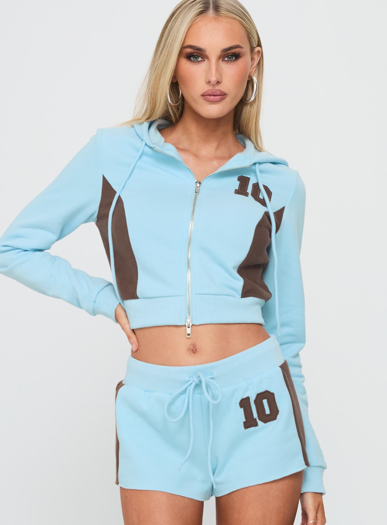 Alternative view of Notable Double Zipper Jumper Blue