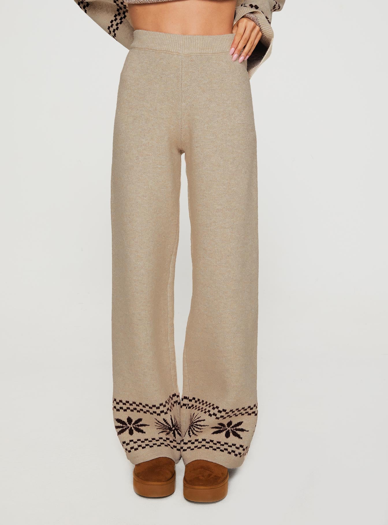 Alternative view of Anok Star Pants Brown / Cream