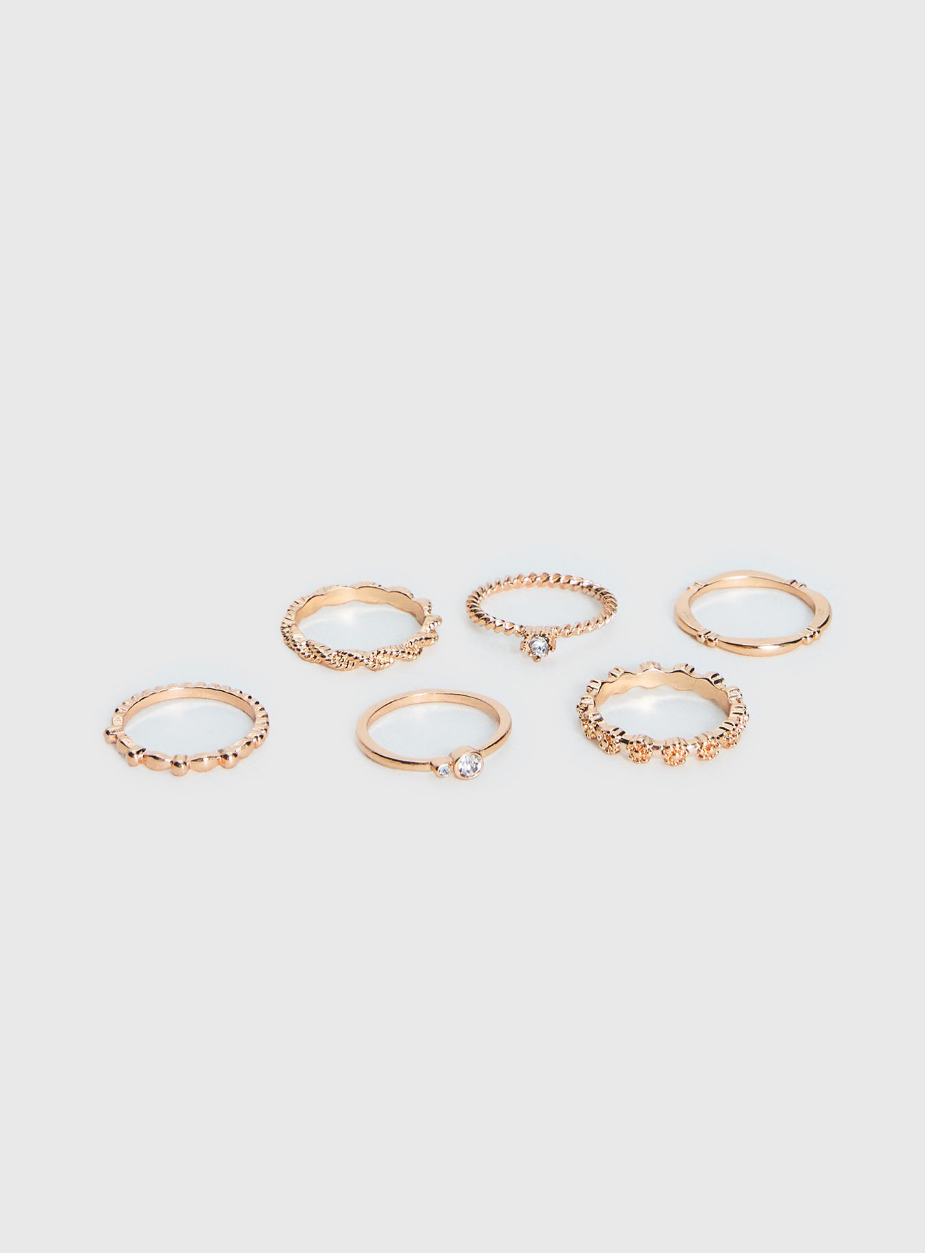 Alternative view of Never Alone Ring Pack Gold