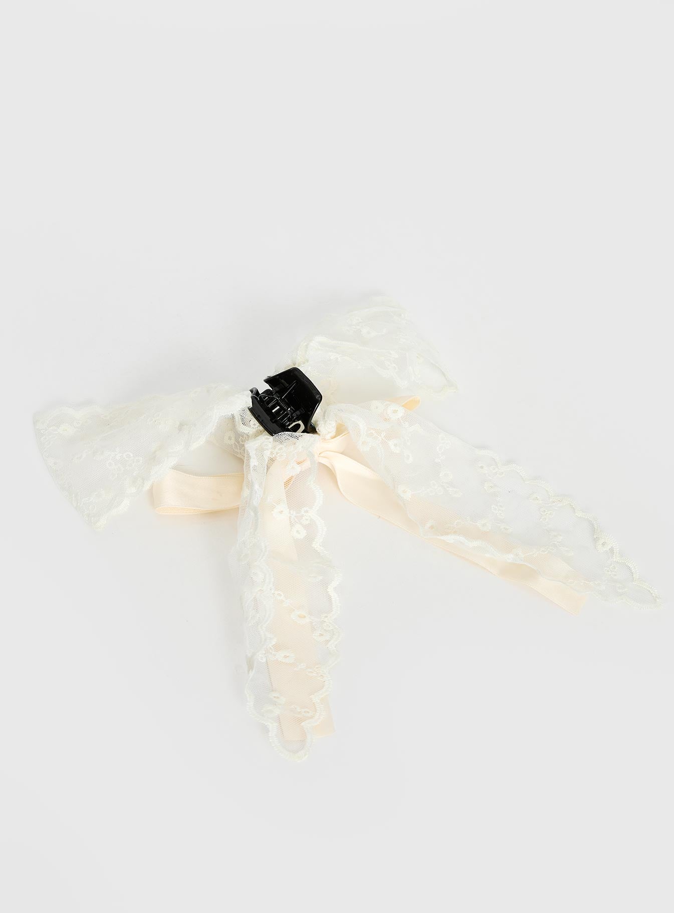 Alternative view of Bellarosa Lace Bow White
