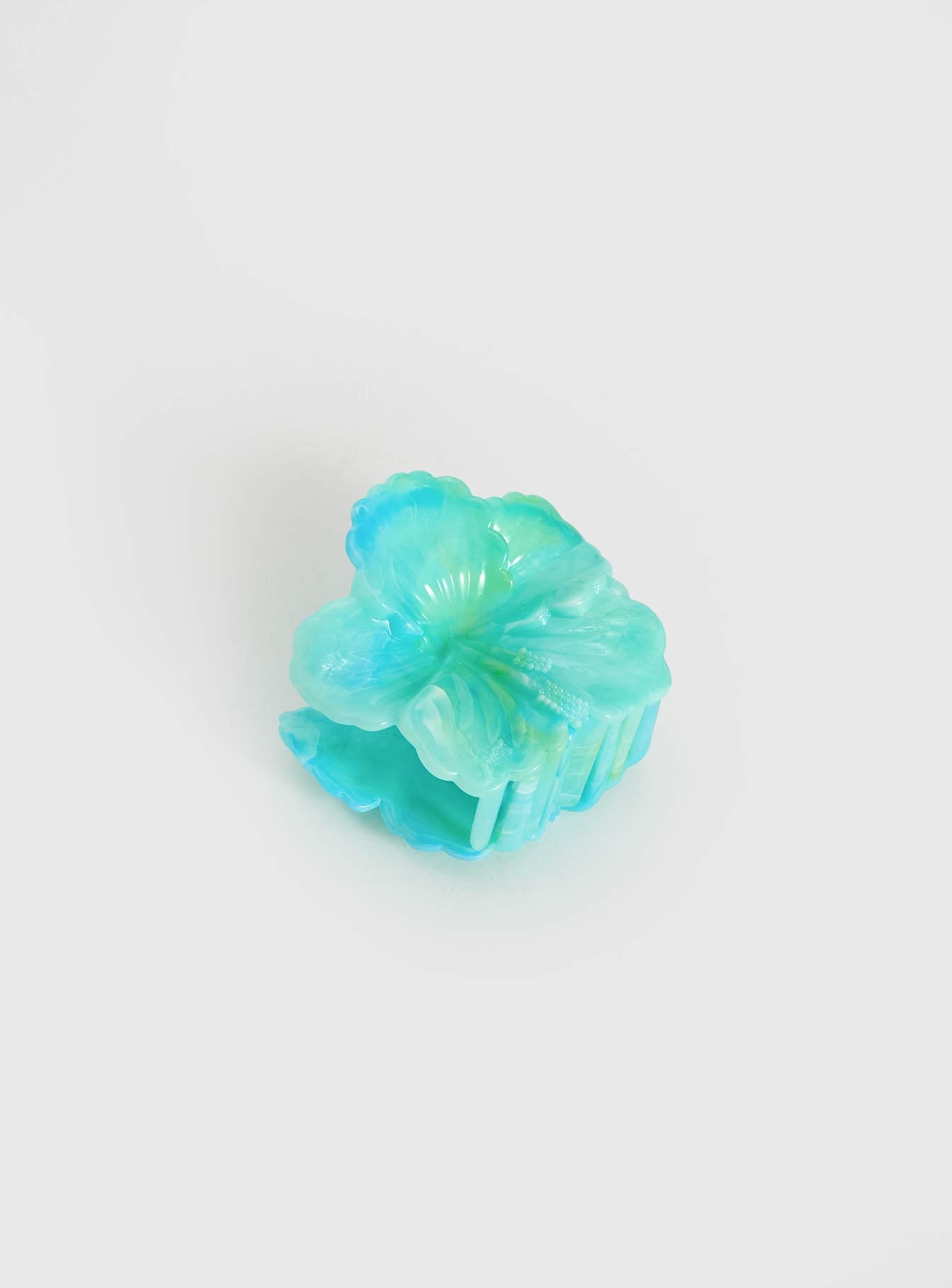 Alternative view of Malissa Flower Hair Clip Blue