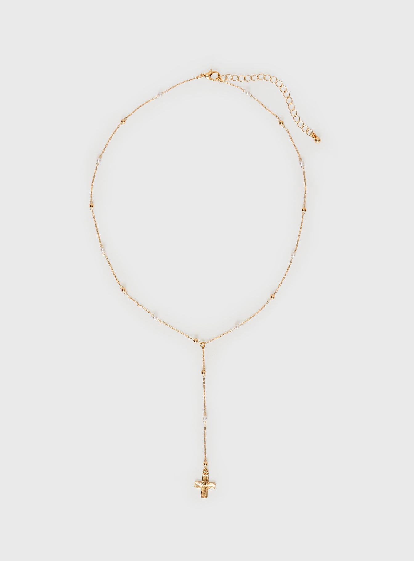 Alternative view of Leonidas Lariat Necklace Gold