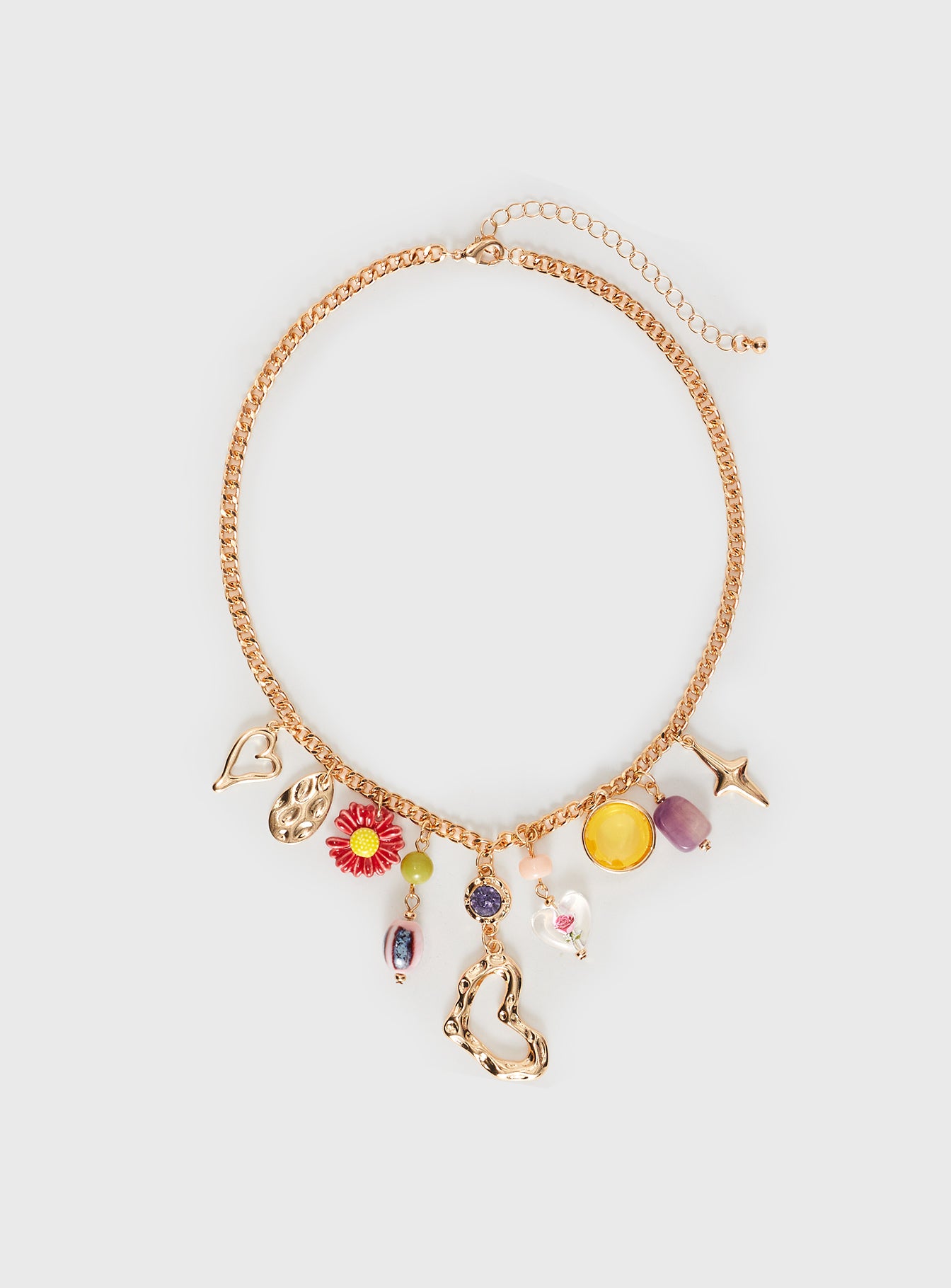 Alternative view of Maximiliano Charm Necklace Multi