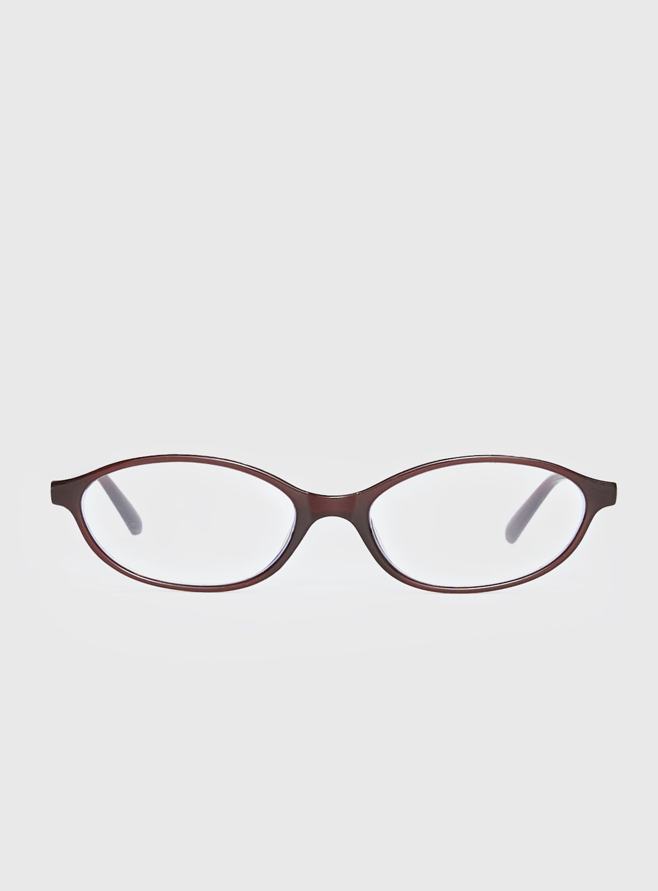 Alternative view of Life Begins Blue Light Glasses Brown