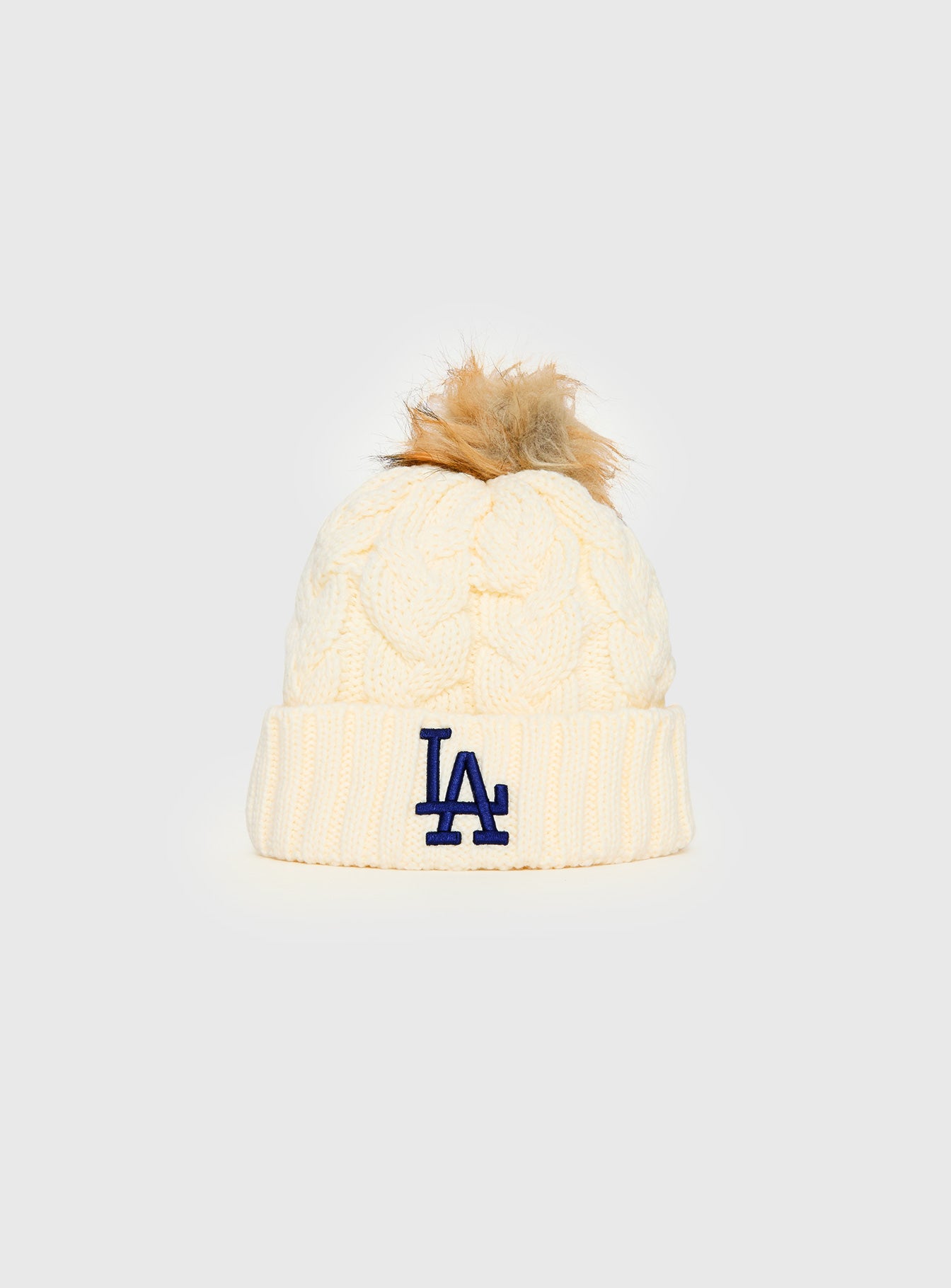 Alternative view of Los Angeles Dodgers Knit Beanie Cream
