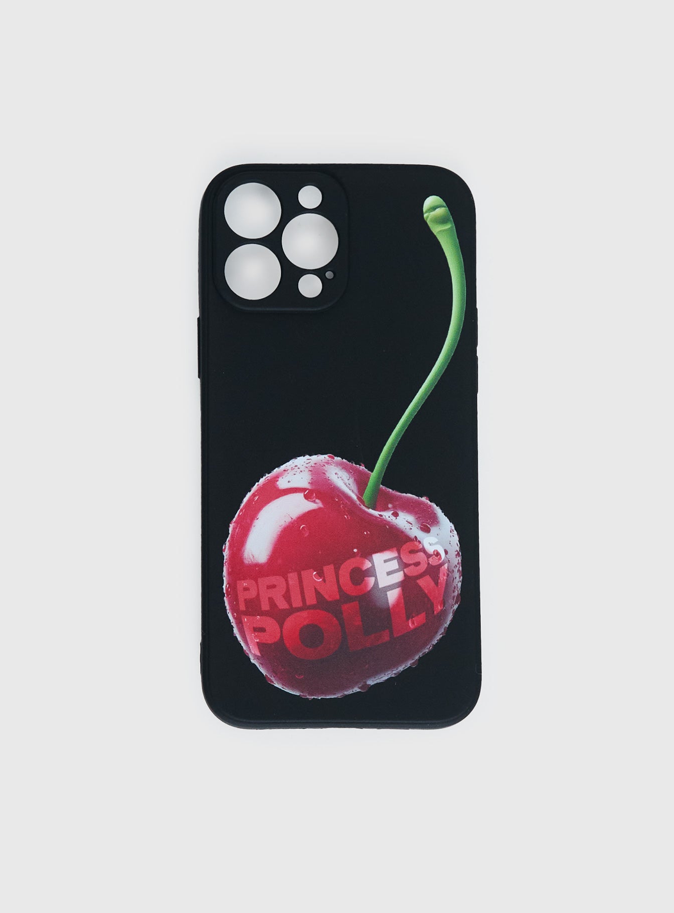 Earnestly Iphone Case Black / Cherry