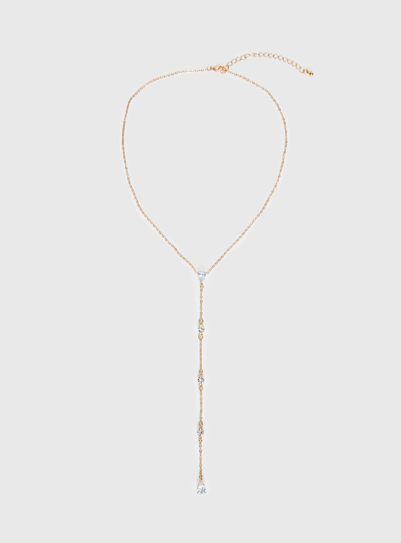 Alternative view of Morelia Diamante Y Necklace Gold