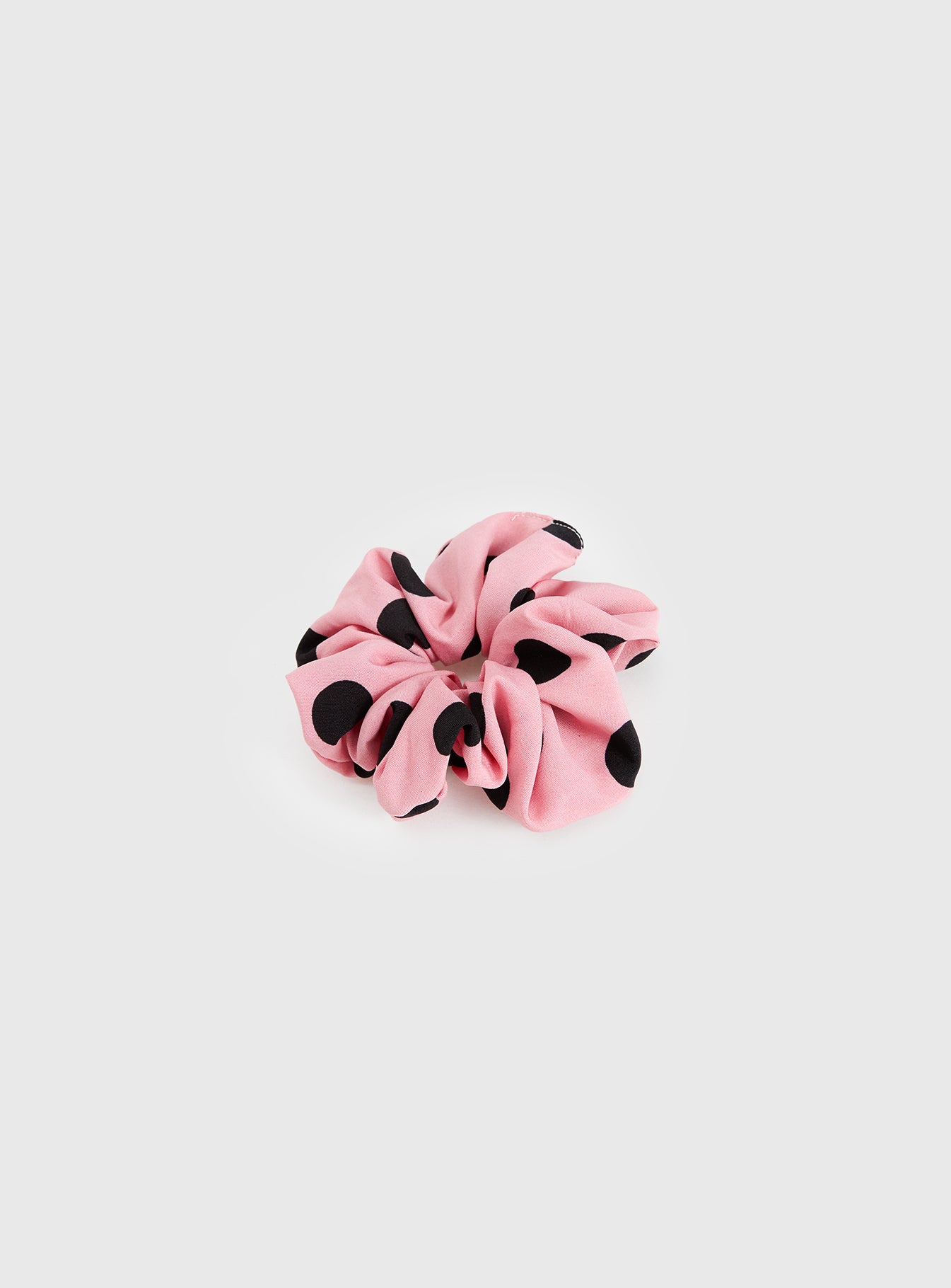 Alternative view of Can We Dance Scrunchie Pink Polka
