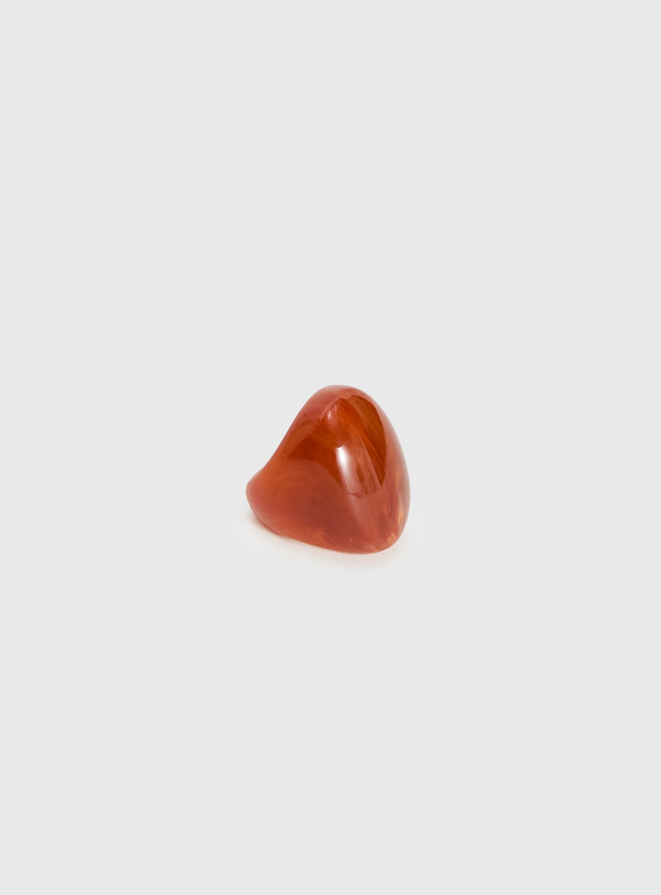 Alternative view of Hailley Resin Statement Ring Brown