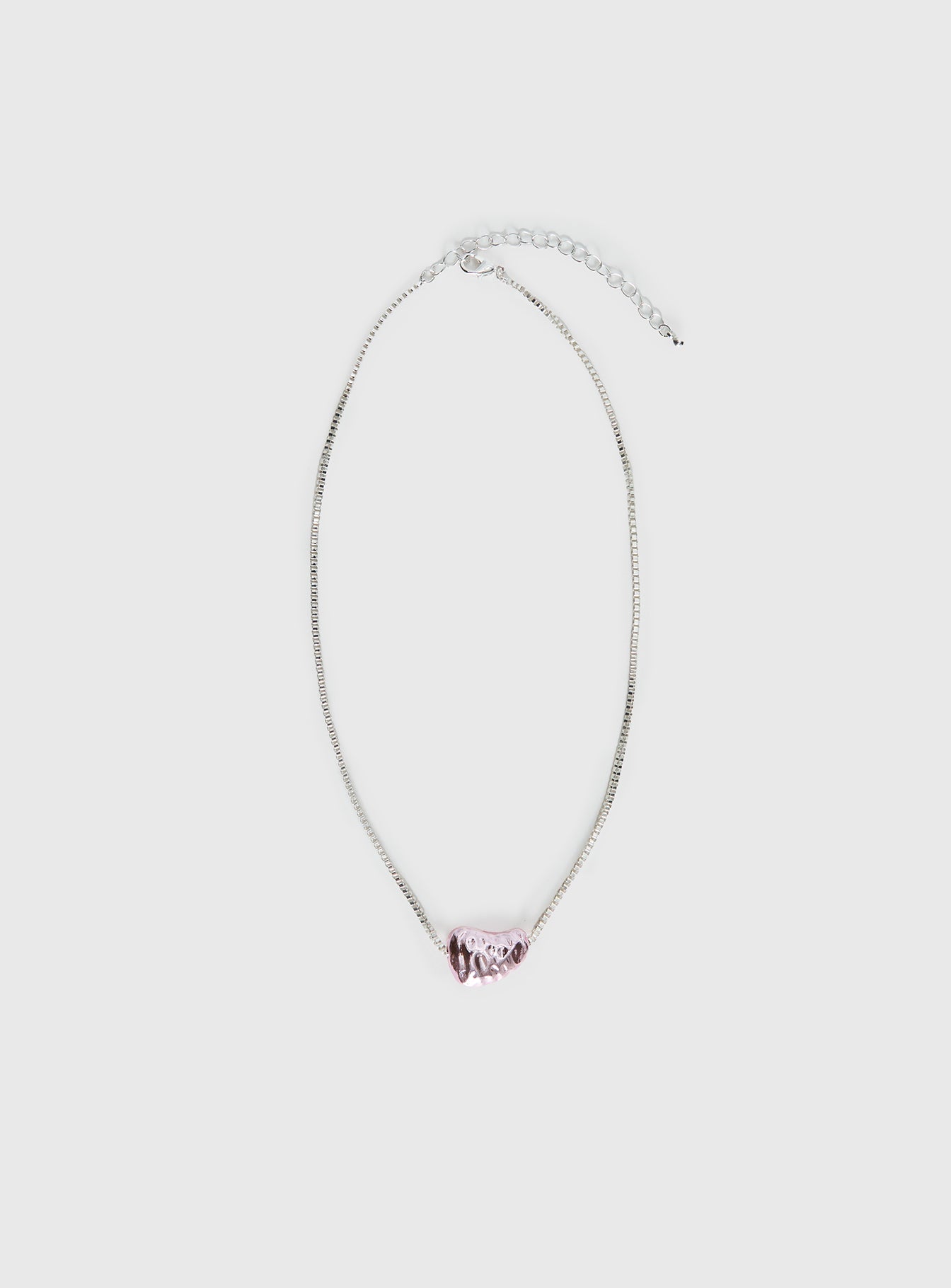 Alternative view of Living Large Pendant Necklace Pink