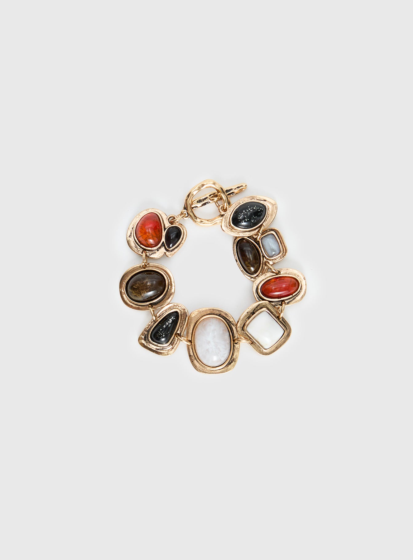 Alternative view of Jazlyn Stone Bracelet Gold