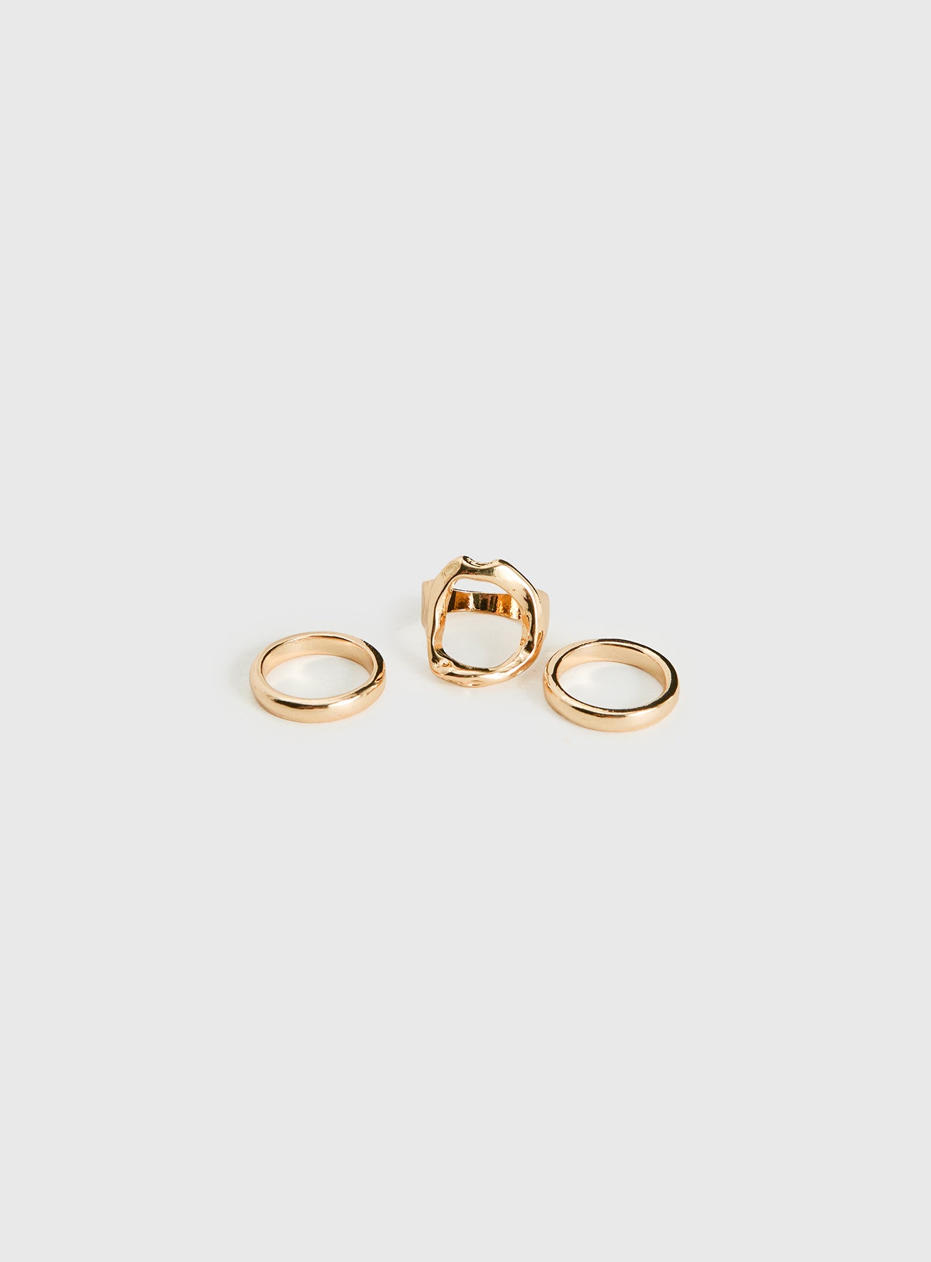 Alternative view of Mark My Words Ring Pack Gold