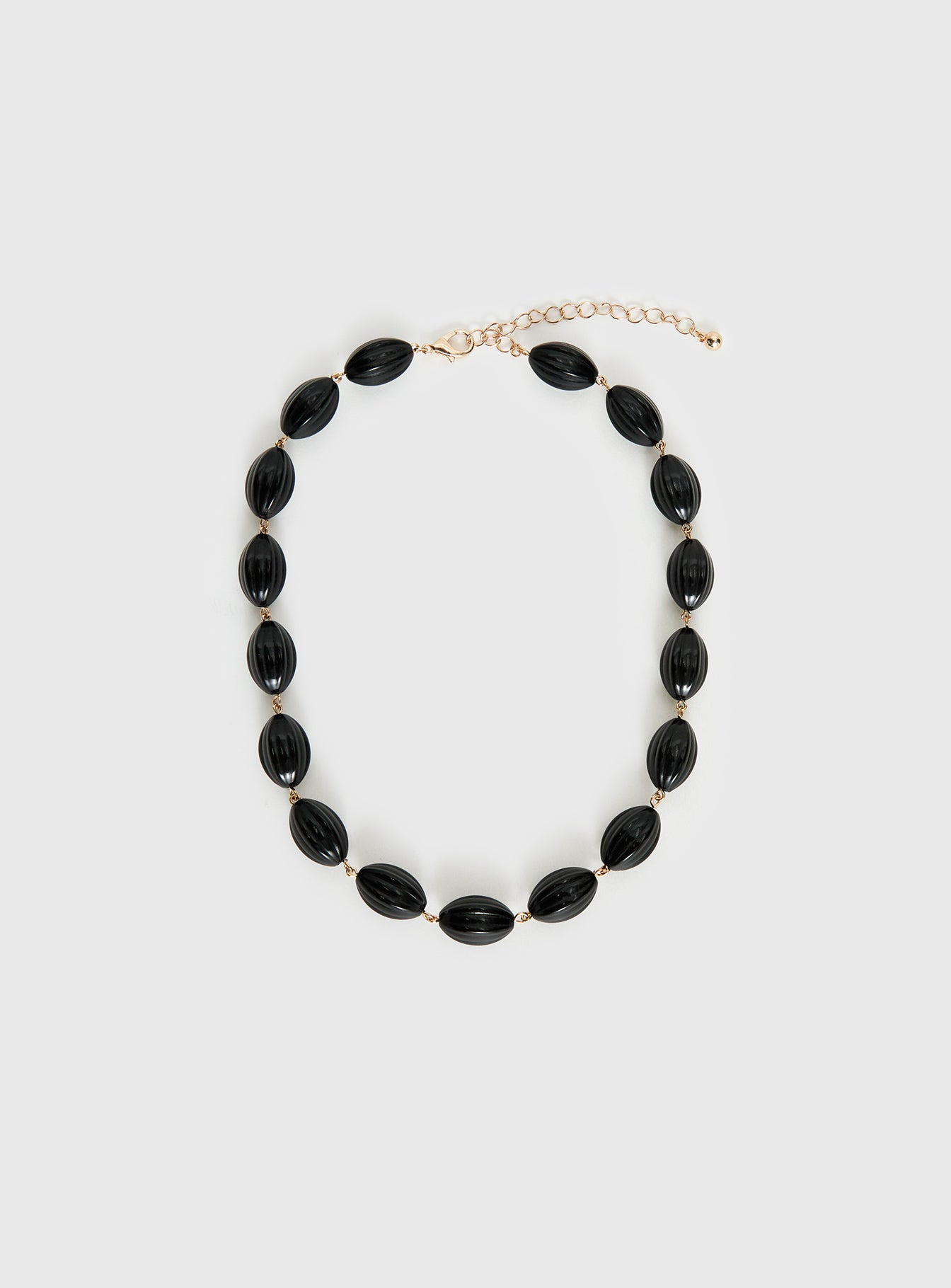 Alternative view of Liviya Beaded Necklace Black