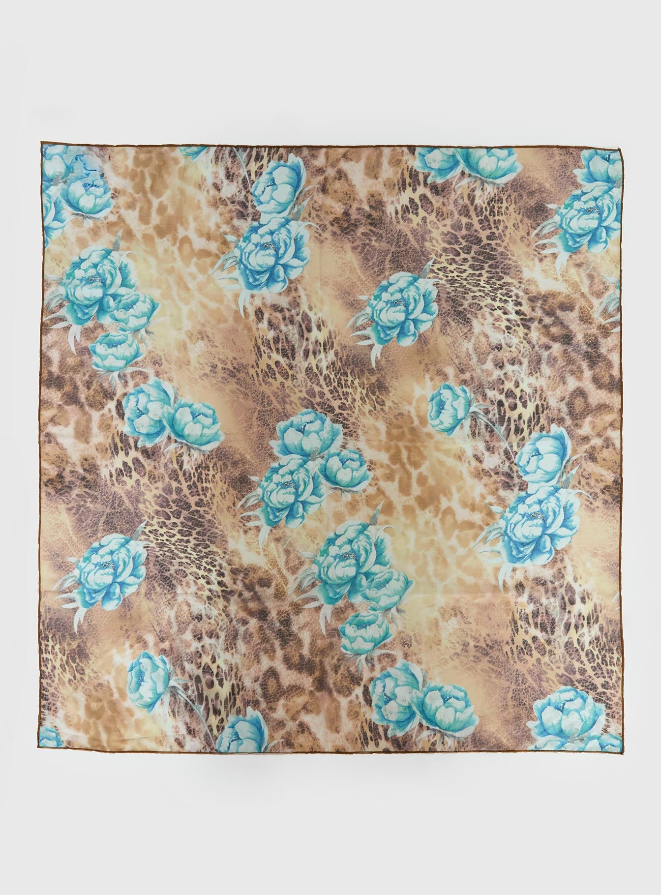Alternative view of Nellie Chiffon Scarf Leopard Floral