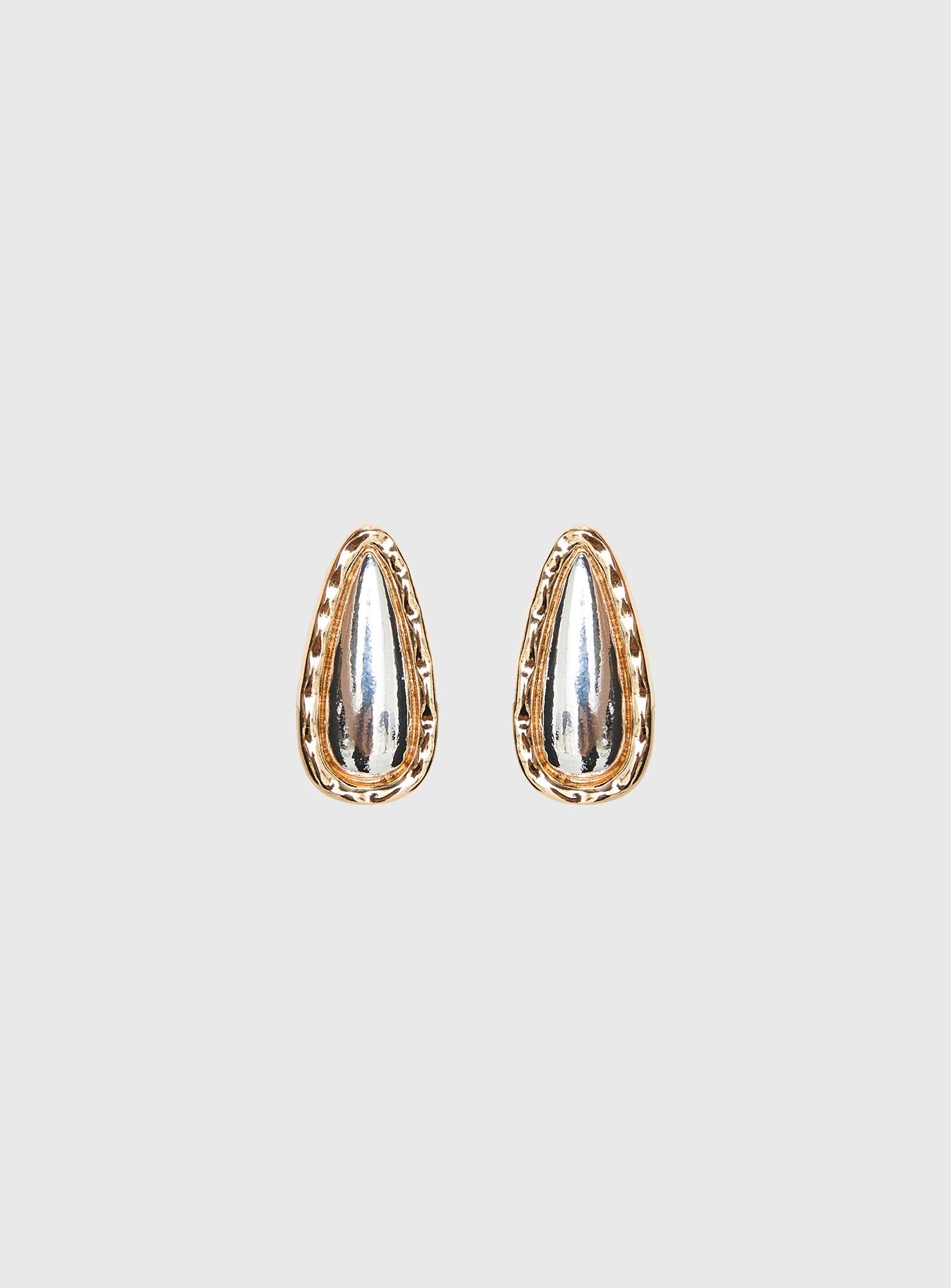 Alternative view of Natilee Teardrop Stud Earrings Multi