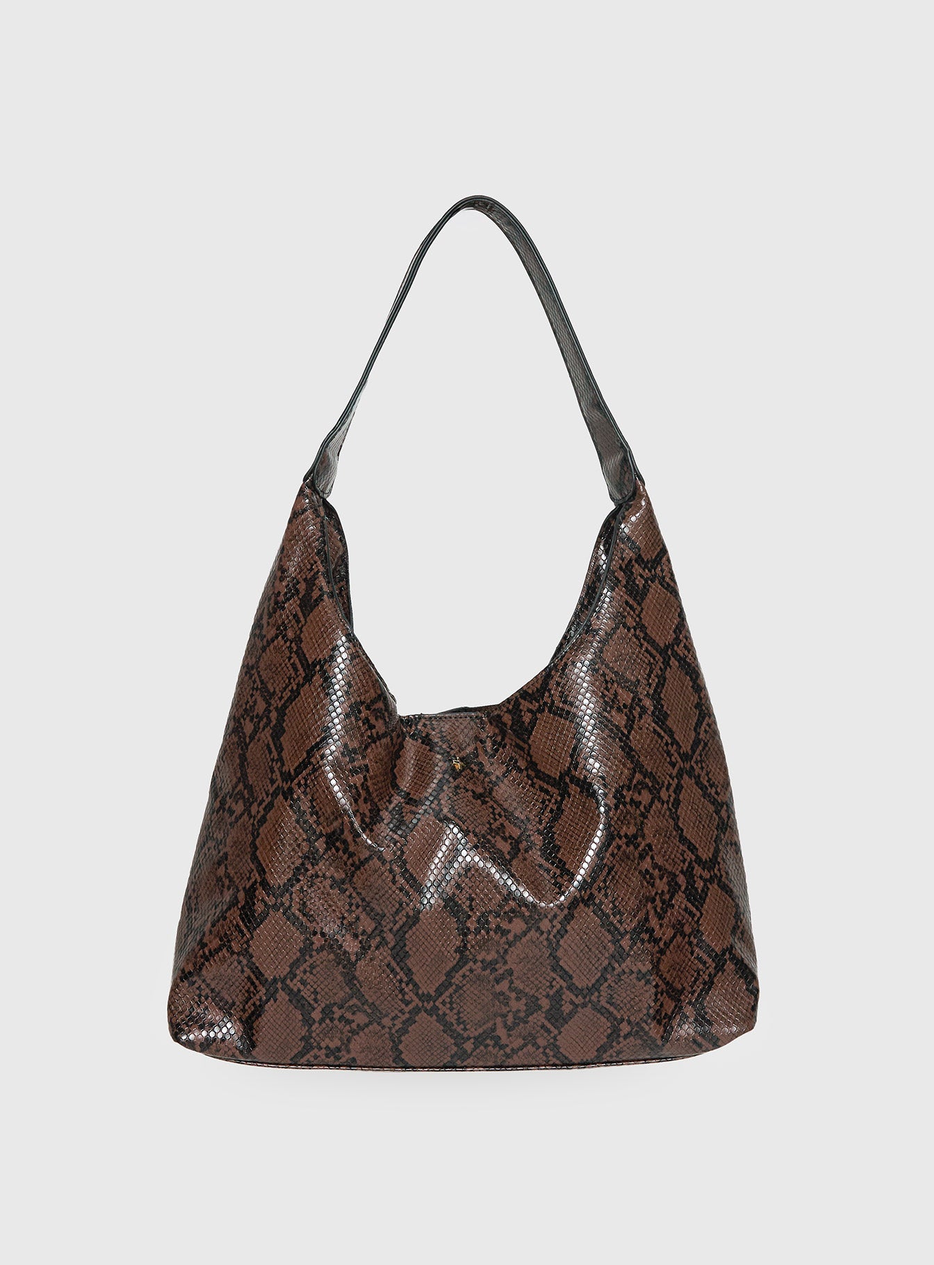 Alternative view of Peta & Jain Jami Slouch Bag Chocolate Snake