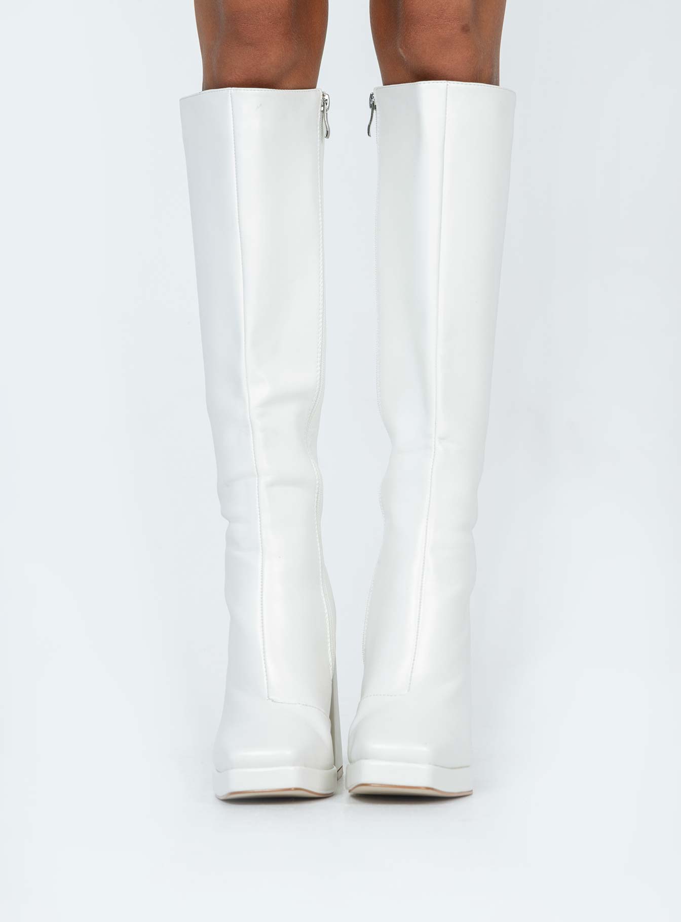 Alternative view of Montgomery Boots Matte White