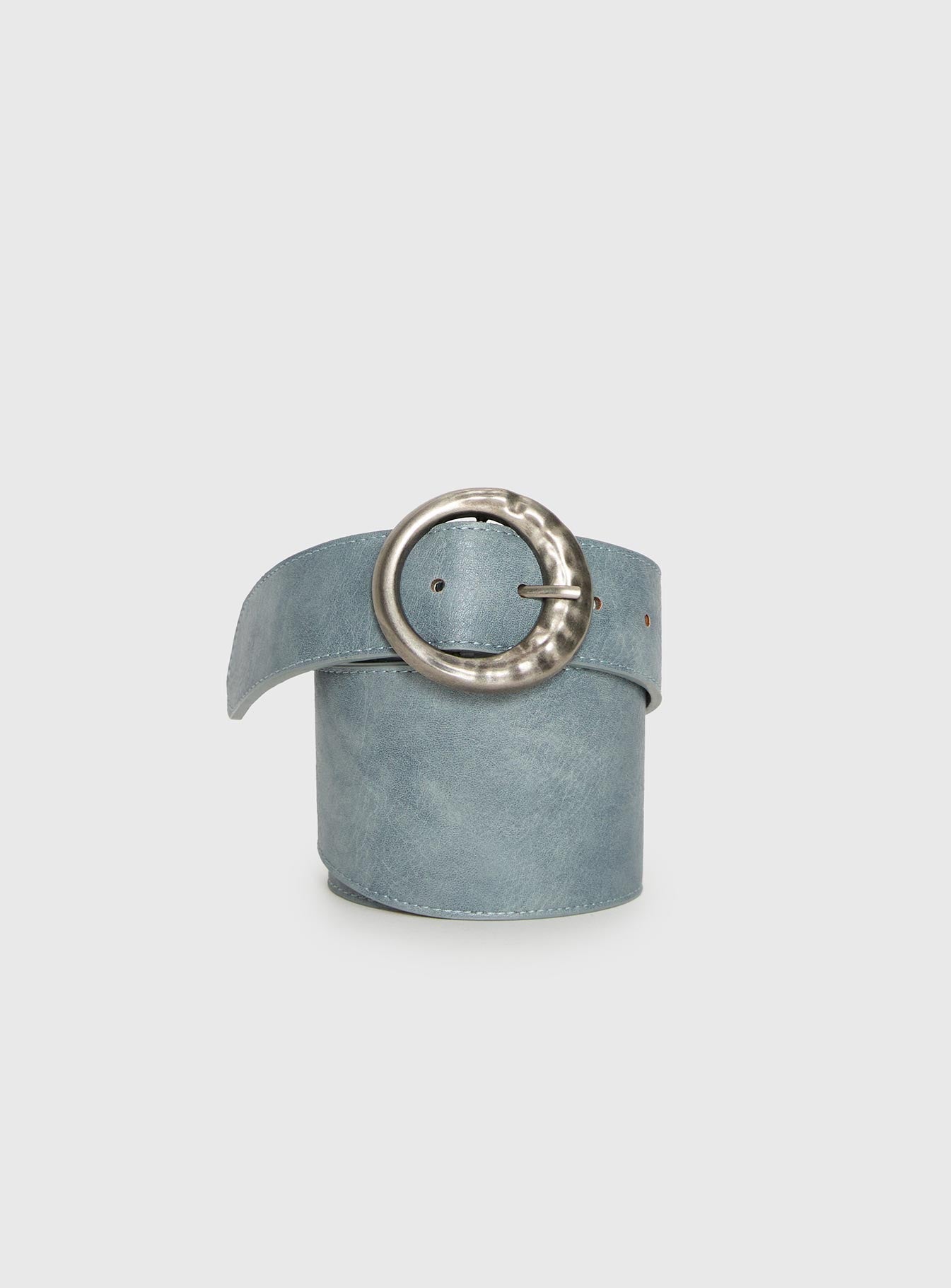 Alternative view of Orelia Faux Leather Statement Belt Blue