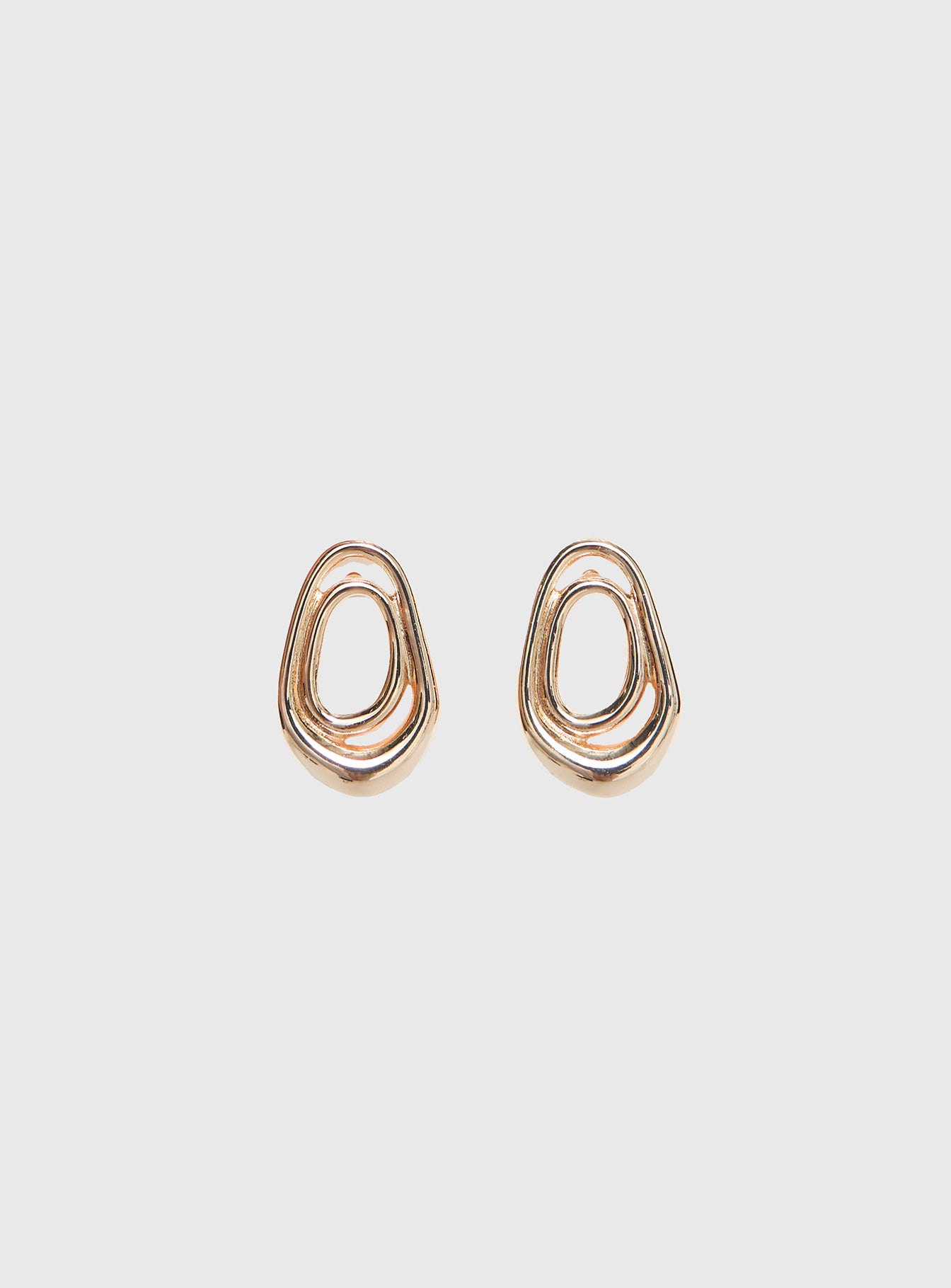 Alternative view of Be Alright Earrings Gold