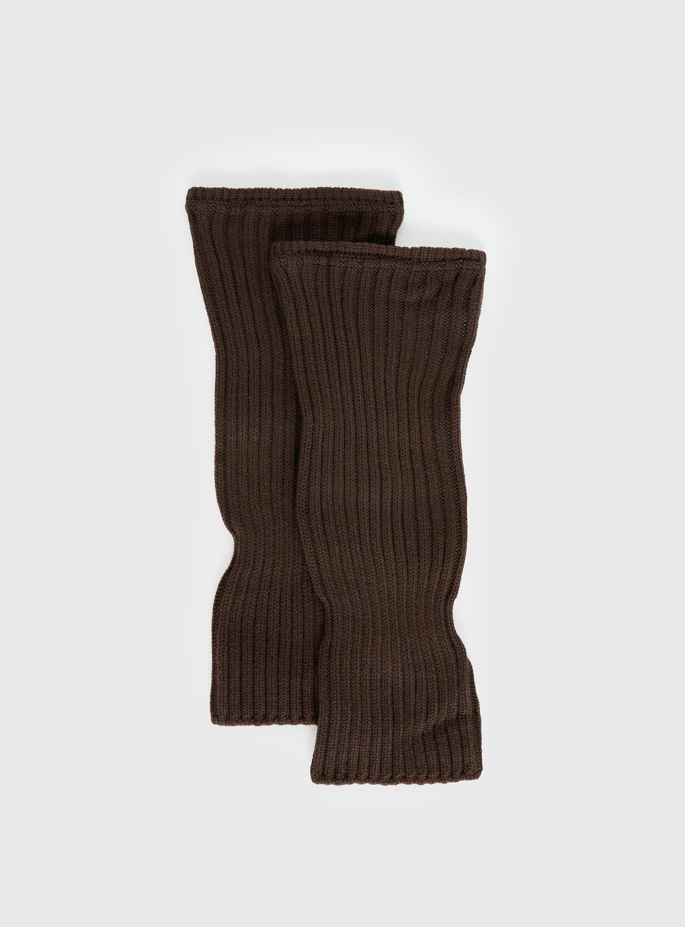 Alternative view of Past And Present Ribbed Socks Brown