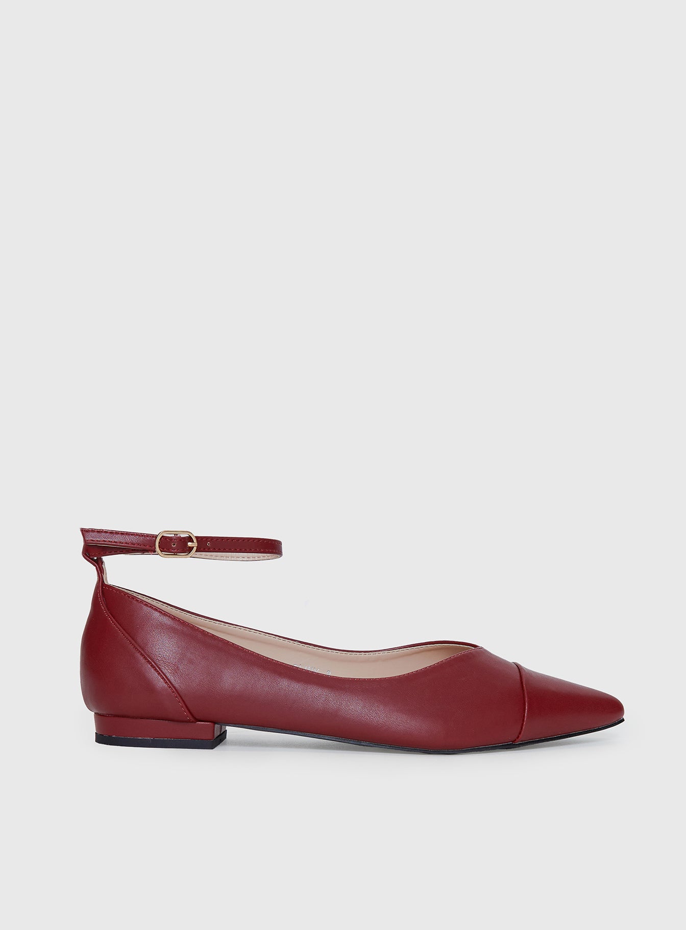 Alternative view of Oliny Ballet Flats Burgundy