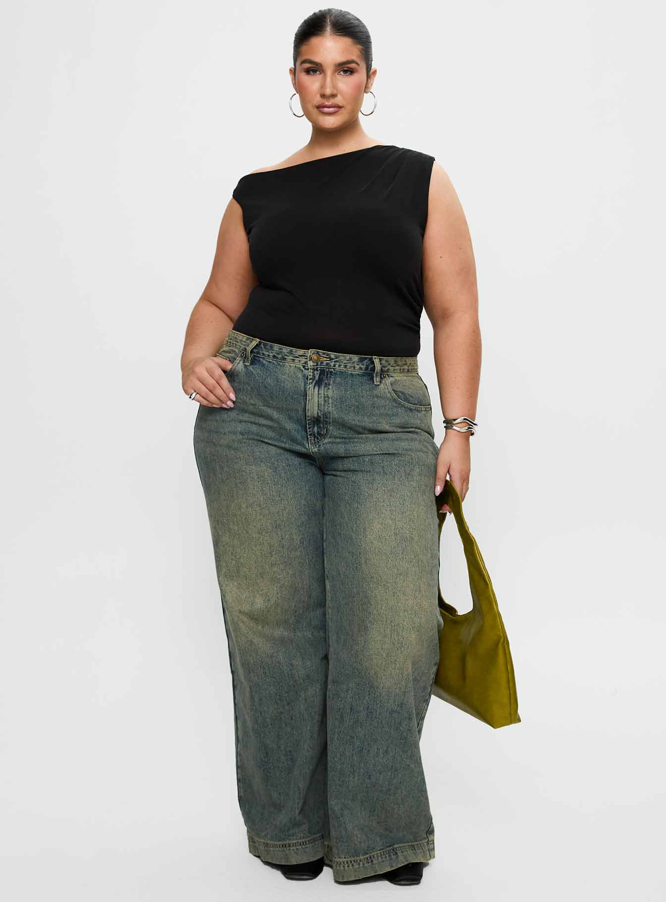 Alternative view of Miyako Bodysuit Black Curve