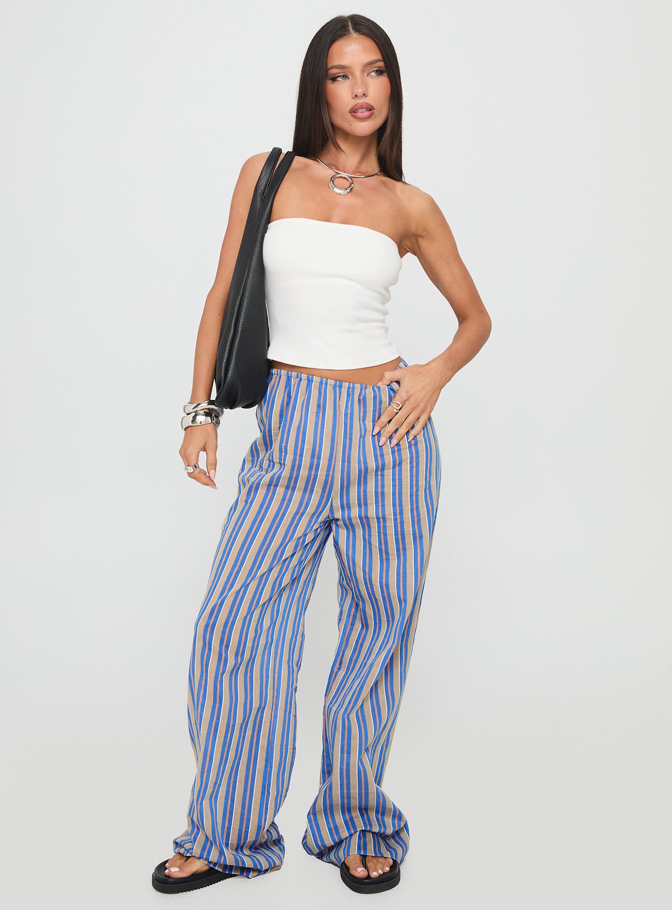 Alternative view of Limestone Pants Blue Multi