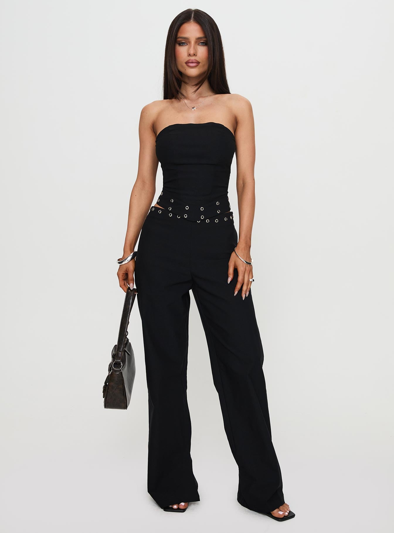 Passionette Strapless Top Black Petite - Image 7