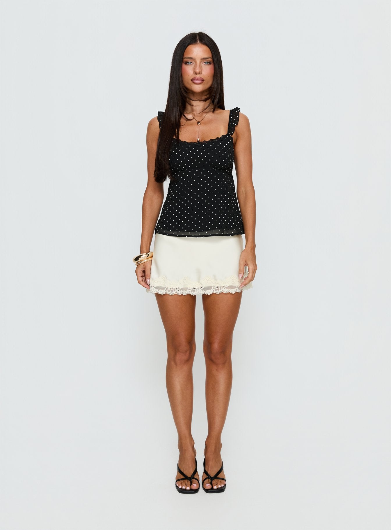 Madaleine Top Black Polka - Image 3