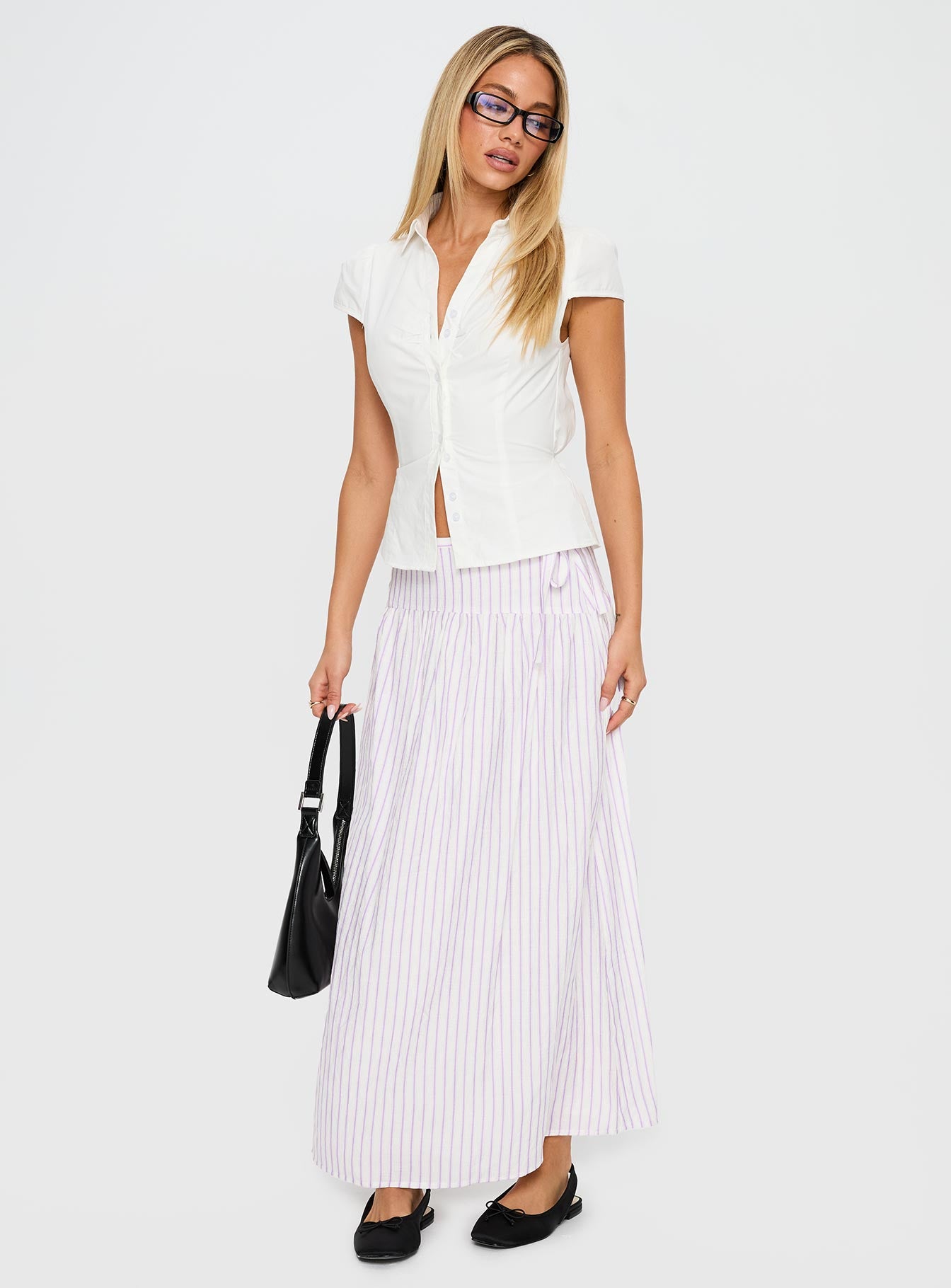 Antheia Maxi Skirt White Multi - Image 3