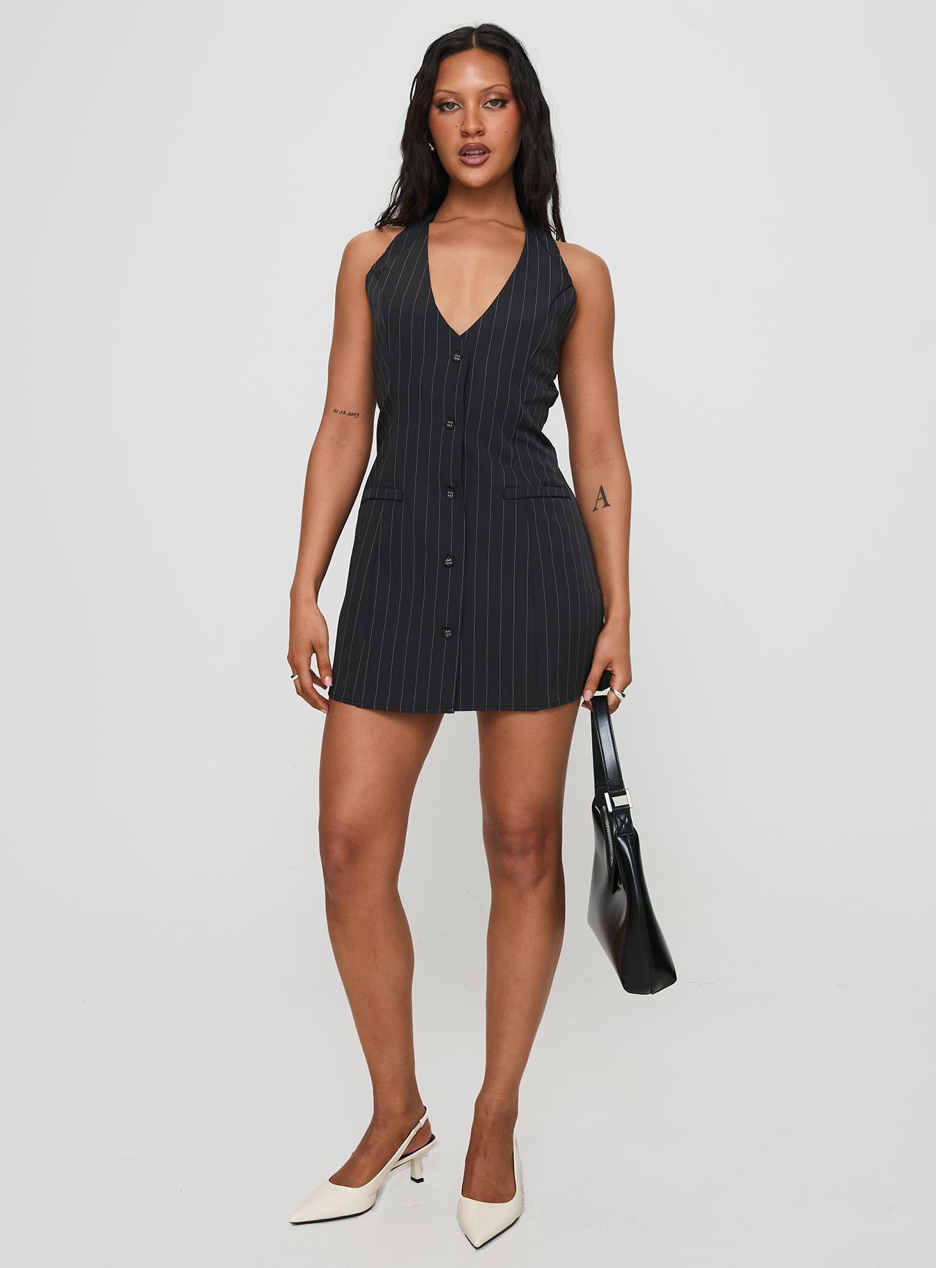 Alternative view of Fenny Mini Dress Pinstripe