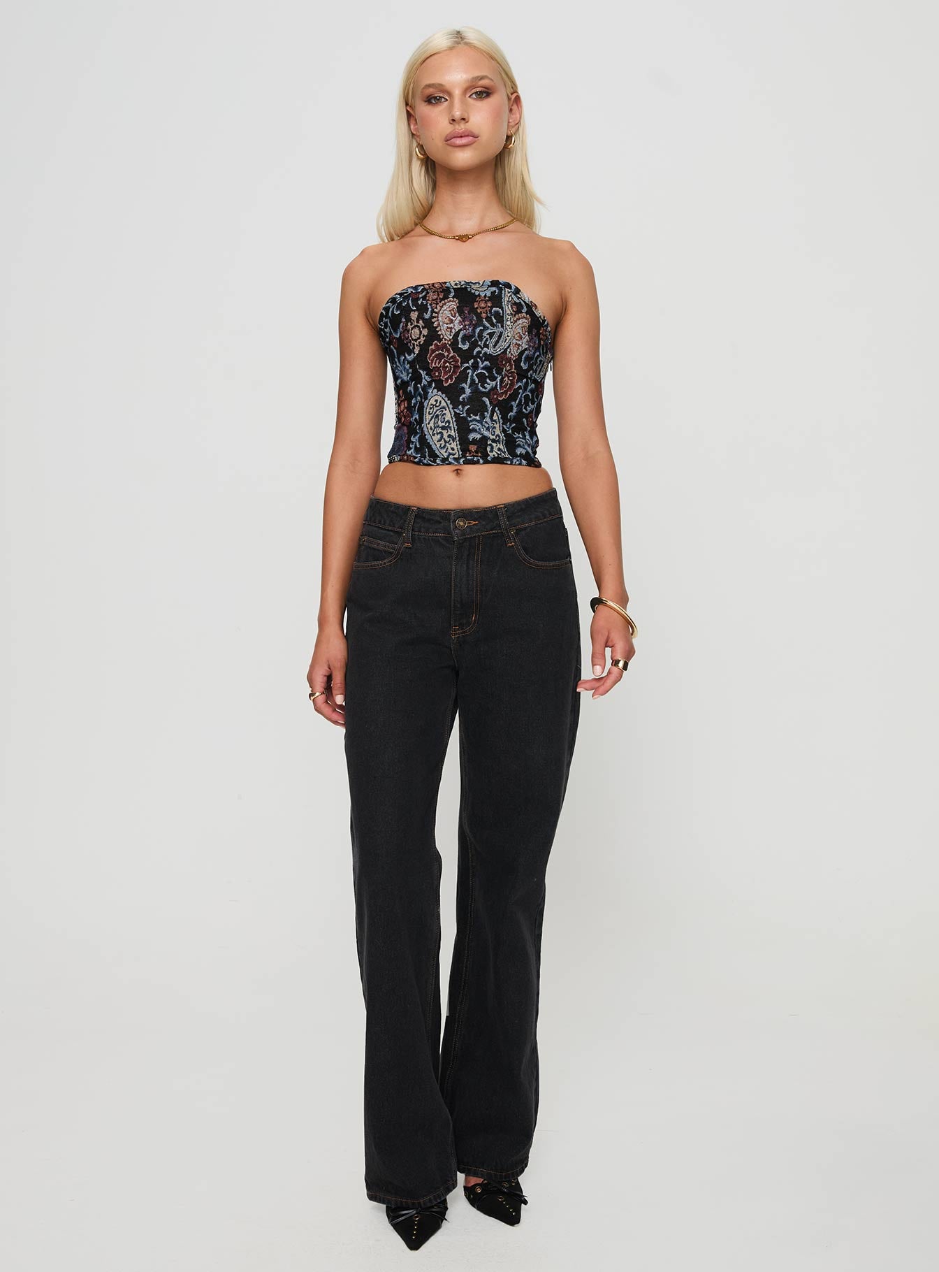 Lyrae Strapless Top Multi - Image 3