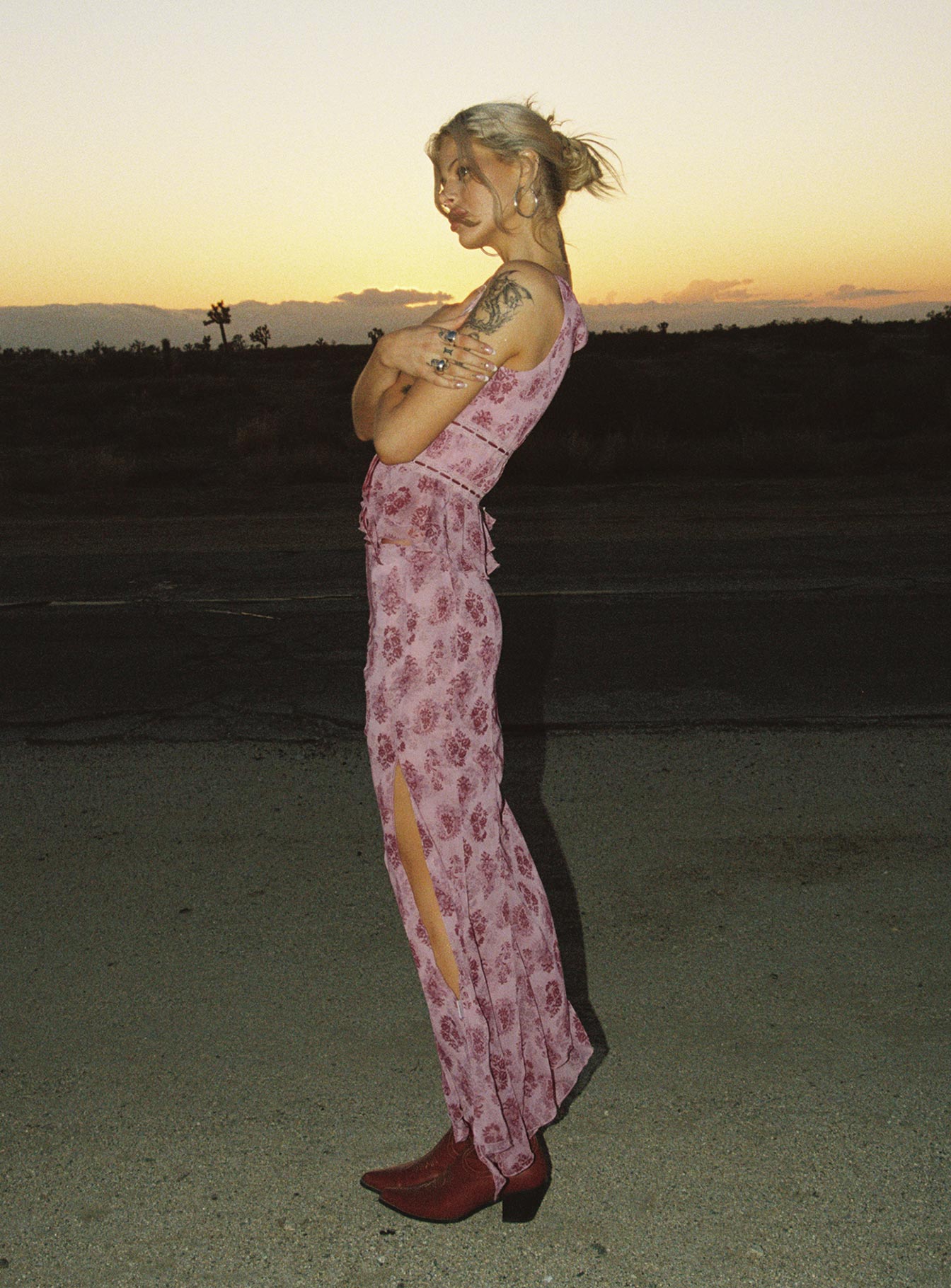 Alternative view of Nikolise Maxi Skirt Purple Petite