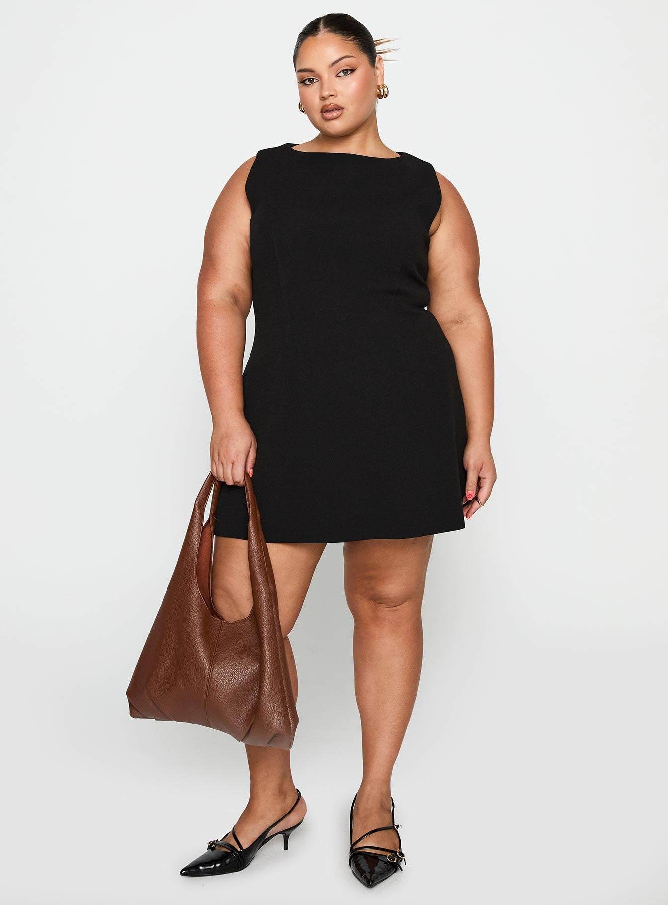 Anse Mini Dress Black Curve - Image 3