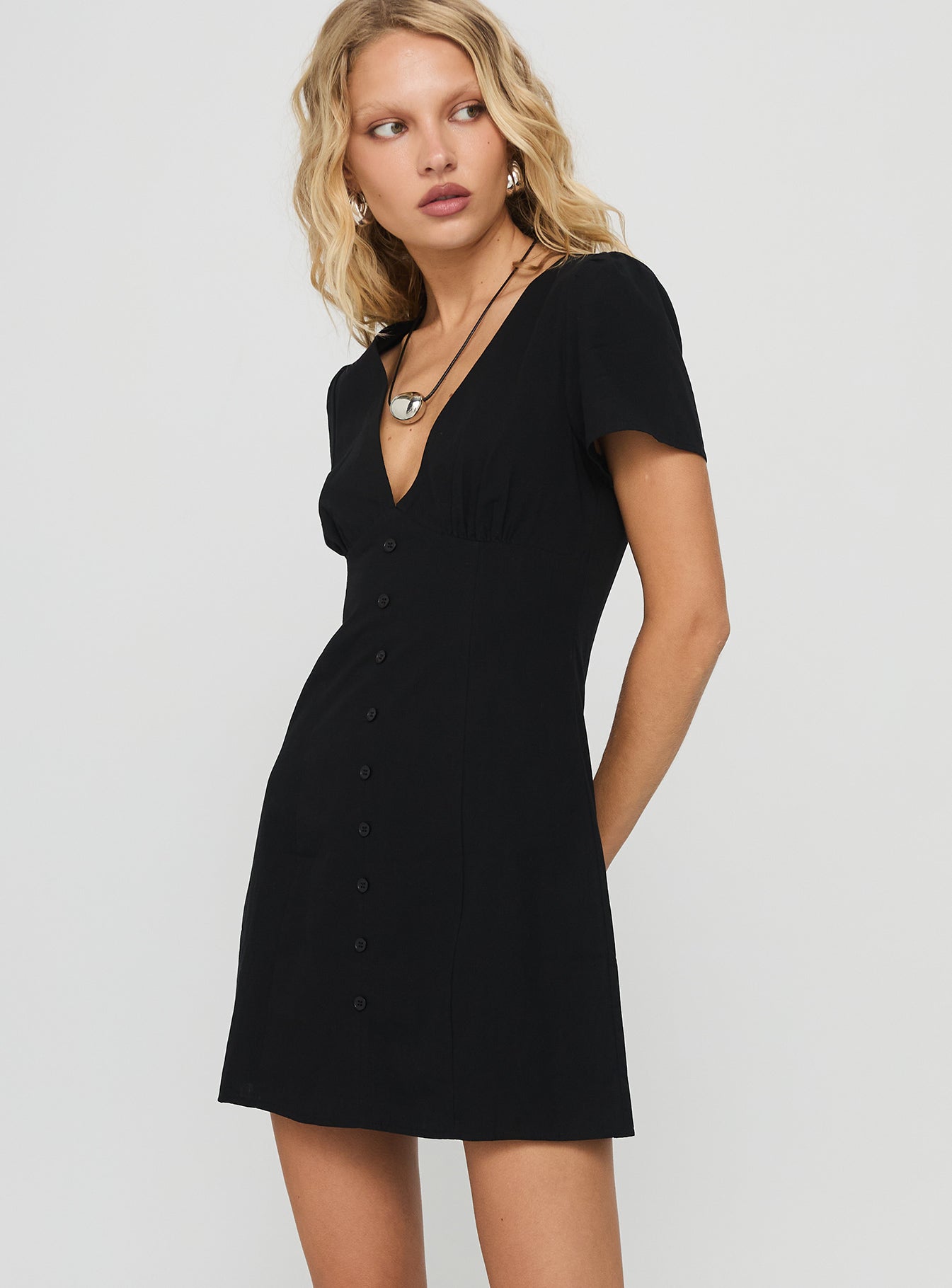 Loveliness Playsuit Black Petite - Image 3
