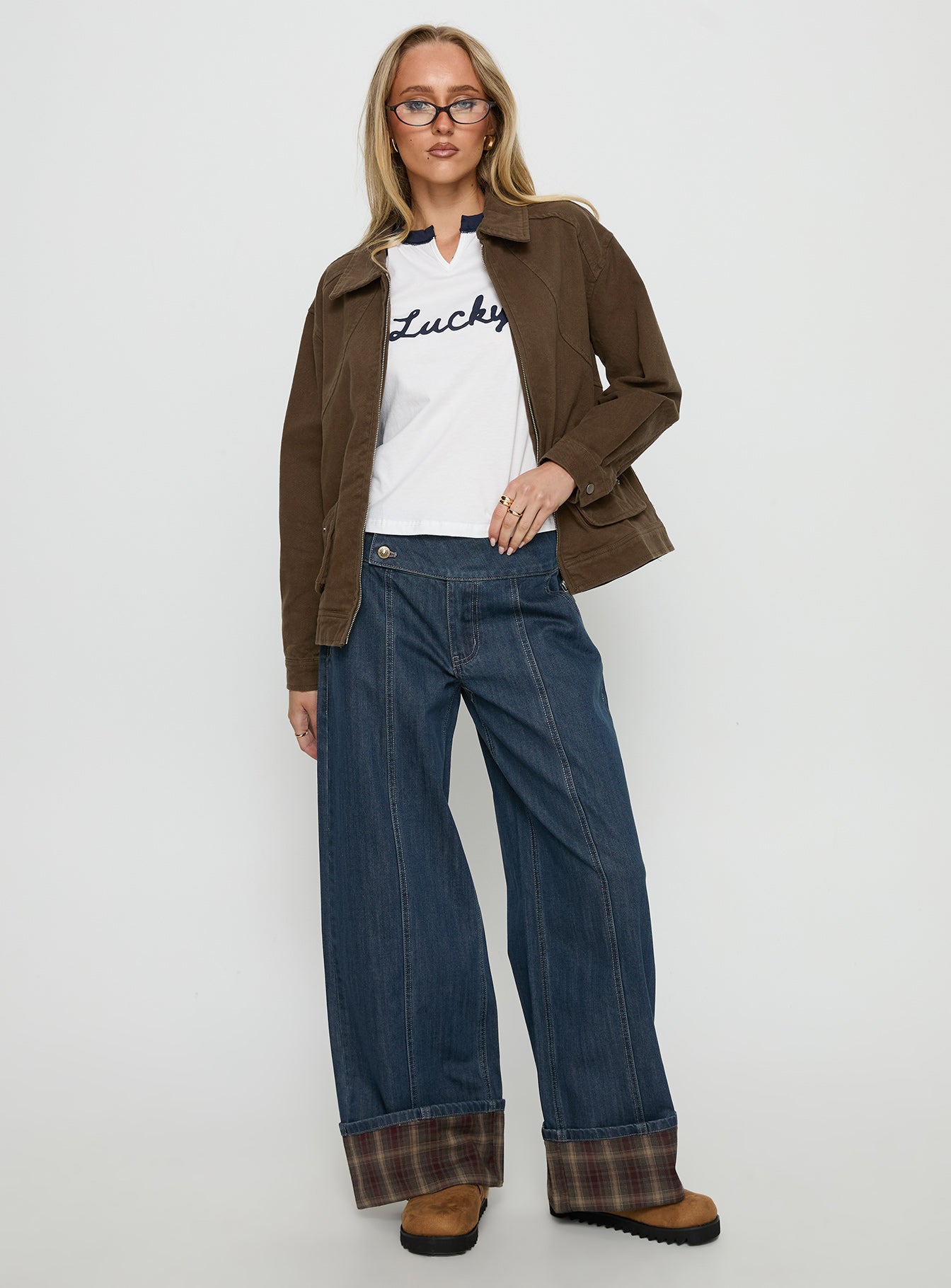 Nelsie Collared Oversized Jacket Green - Image 3