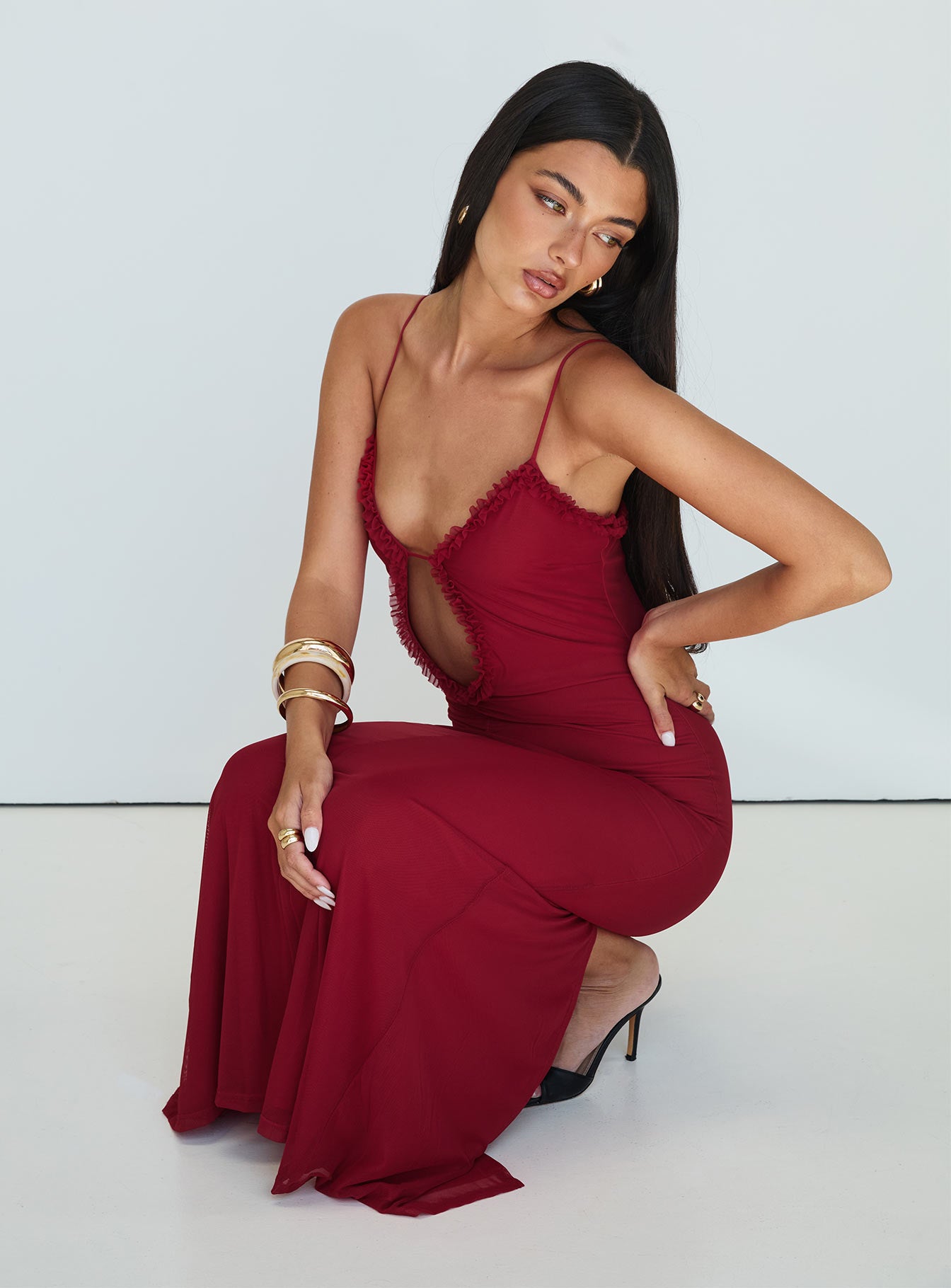 Alternative view of Capisce Maxi Dress Red