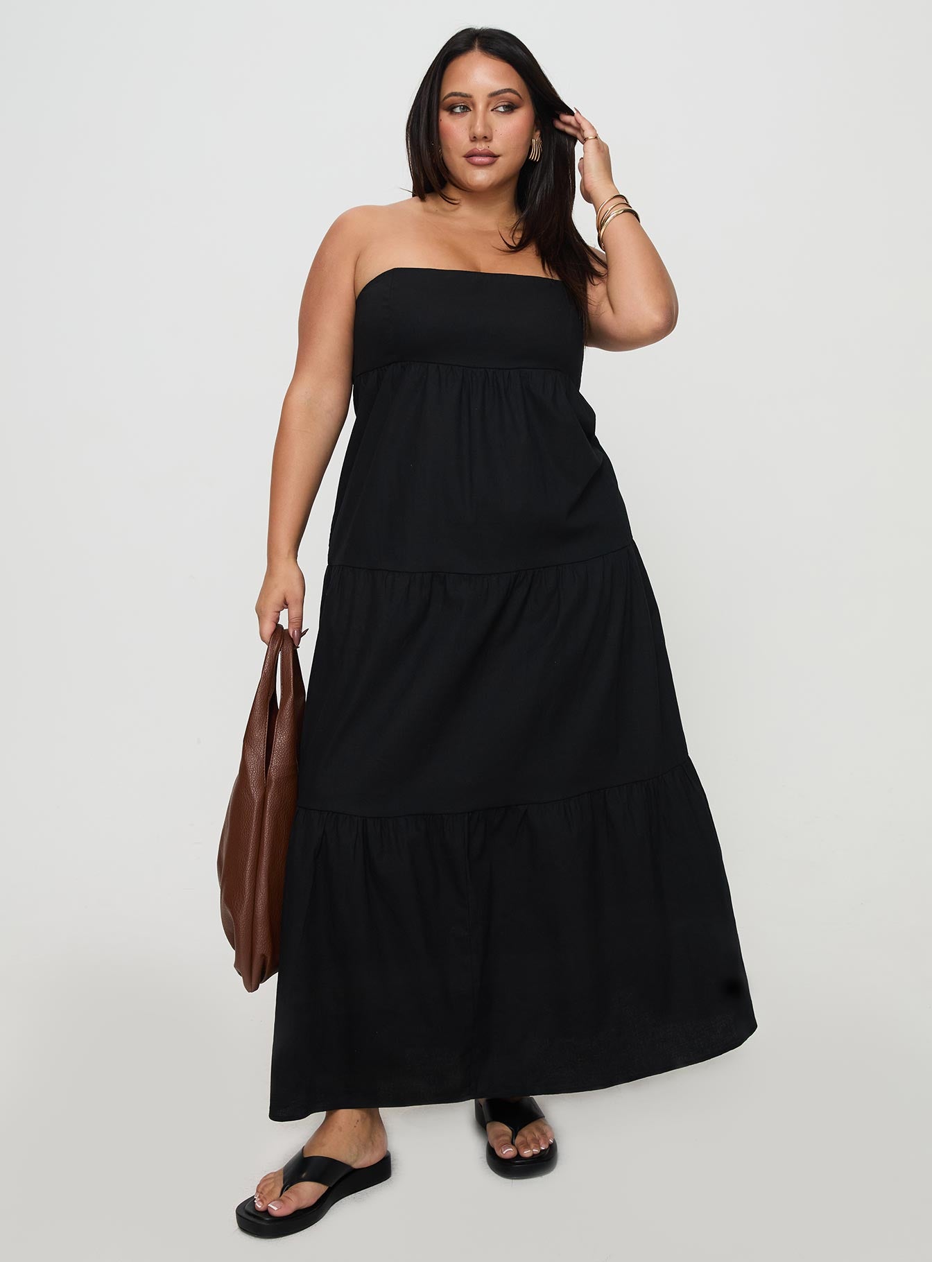 Alternative view of Osment Maxi Dress Black Curve