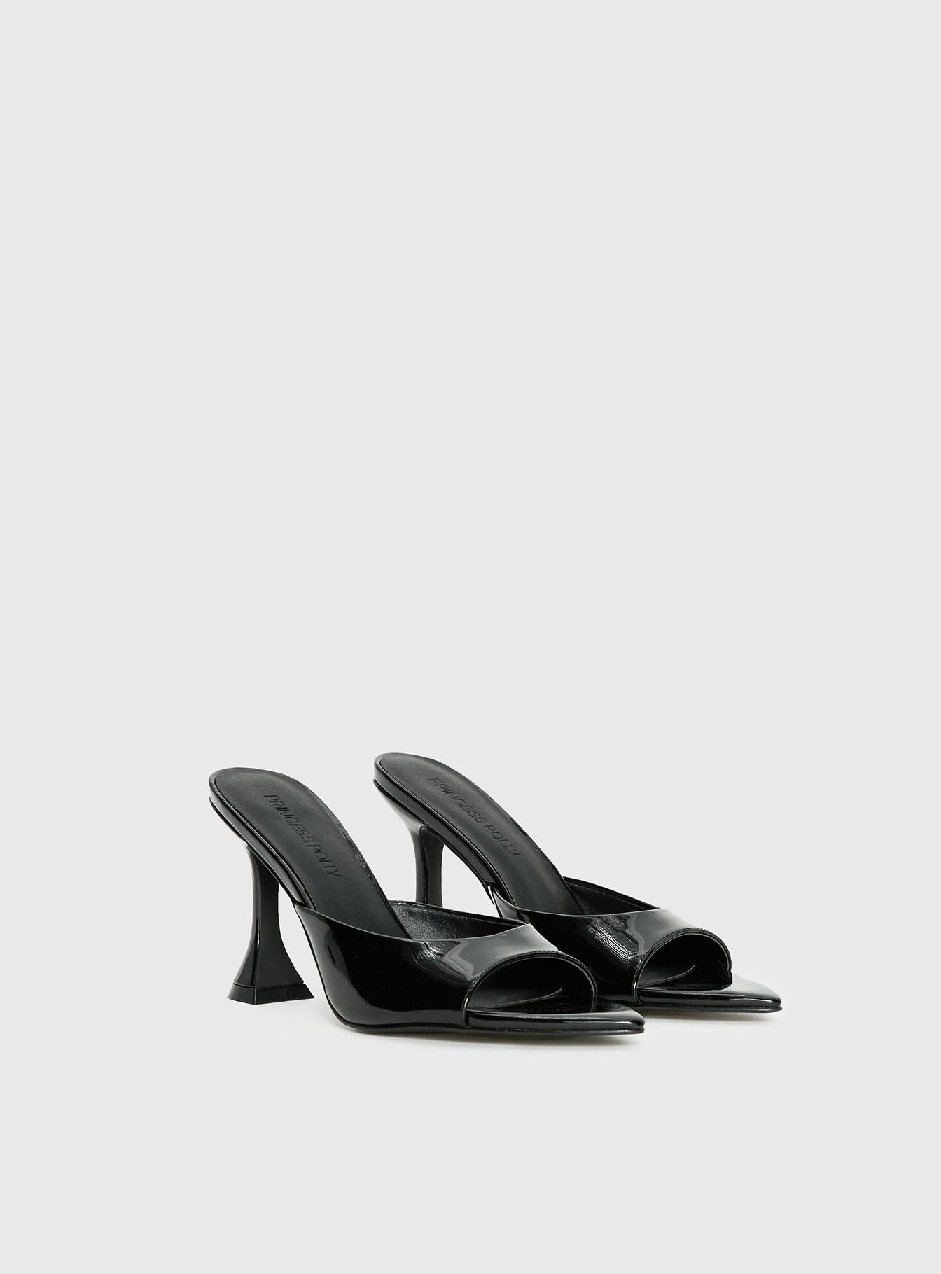 Alternative view of Let Love In Peep Toe Heels Black