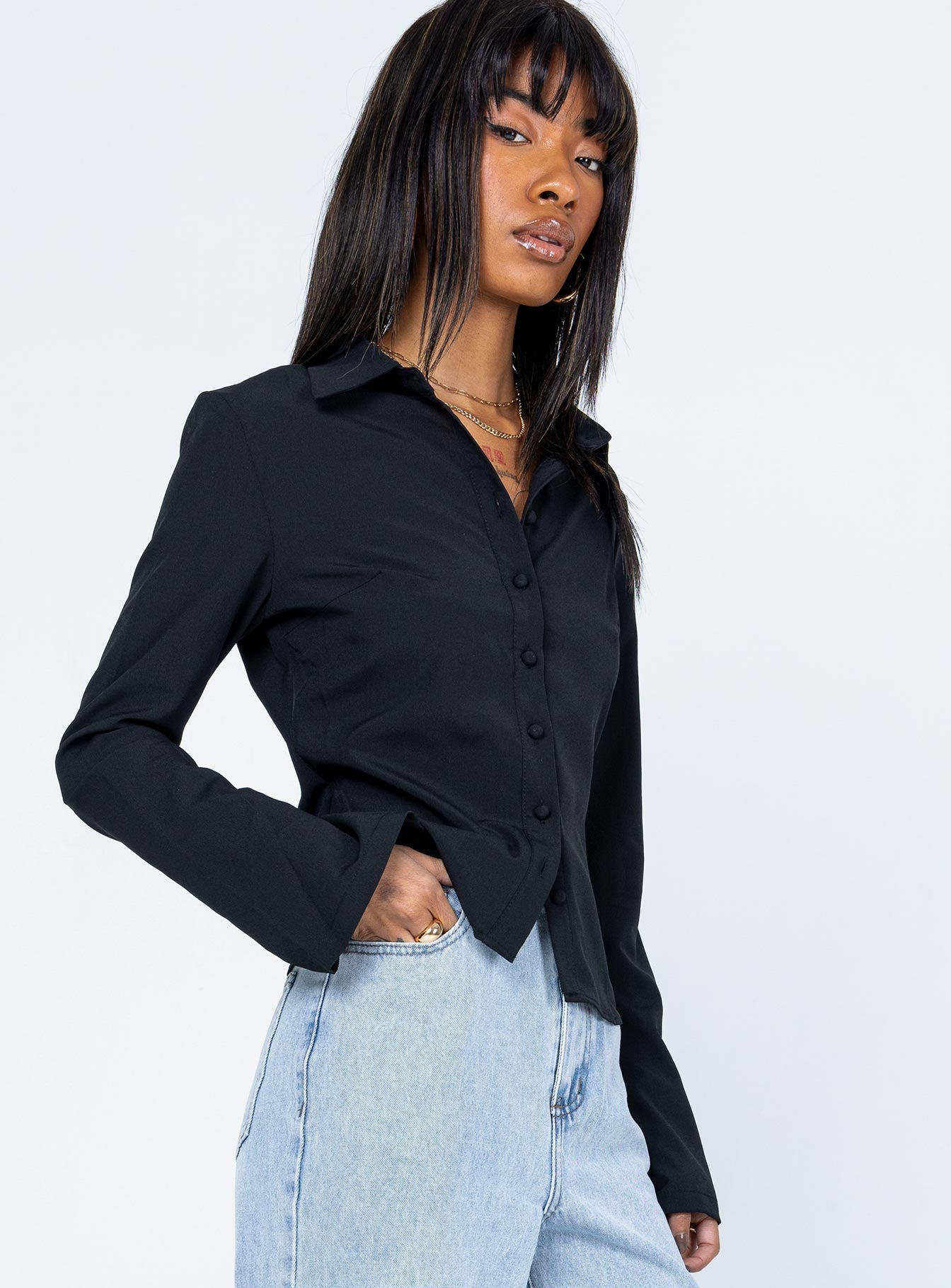 Anni Shirt Black - Image 3