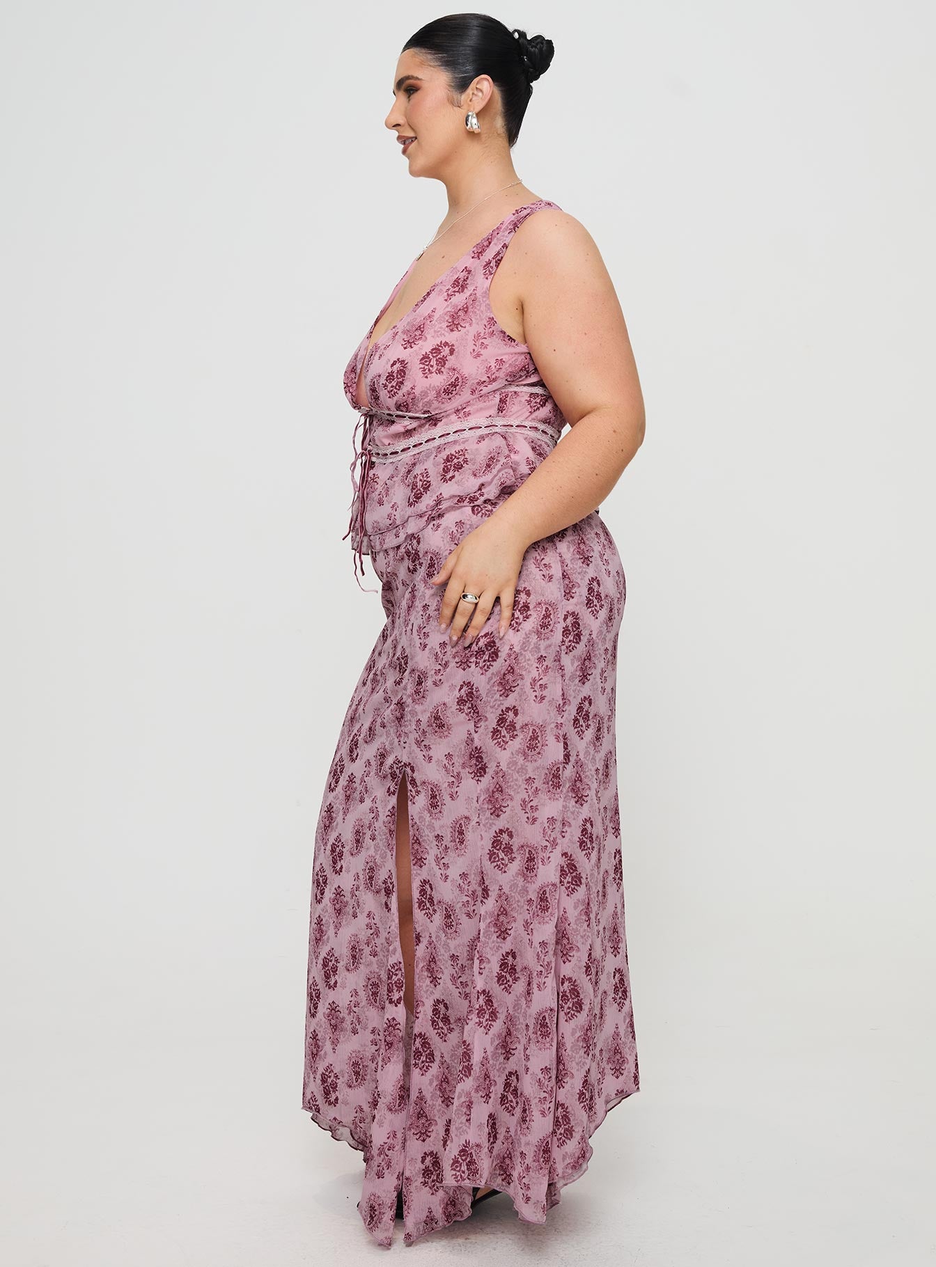 Nikolise Maxi Skirt Purple Curve - Image 4