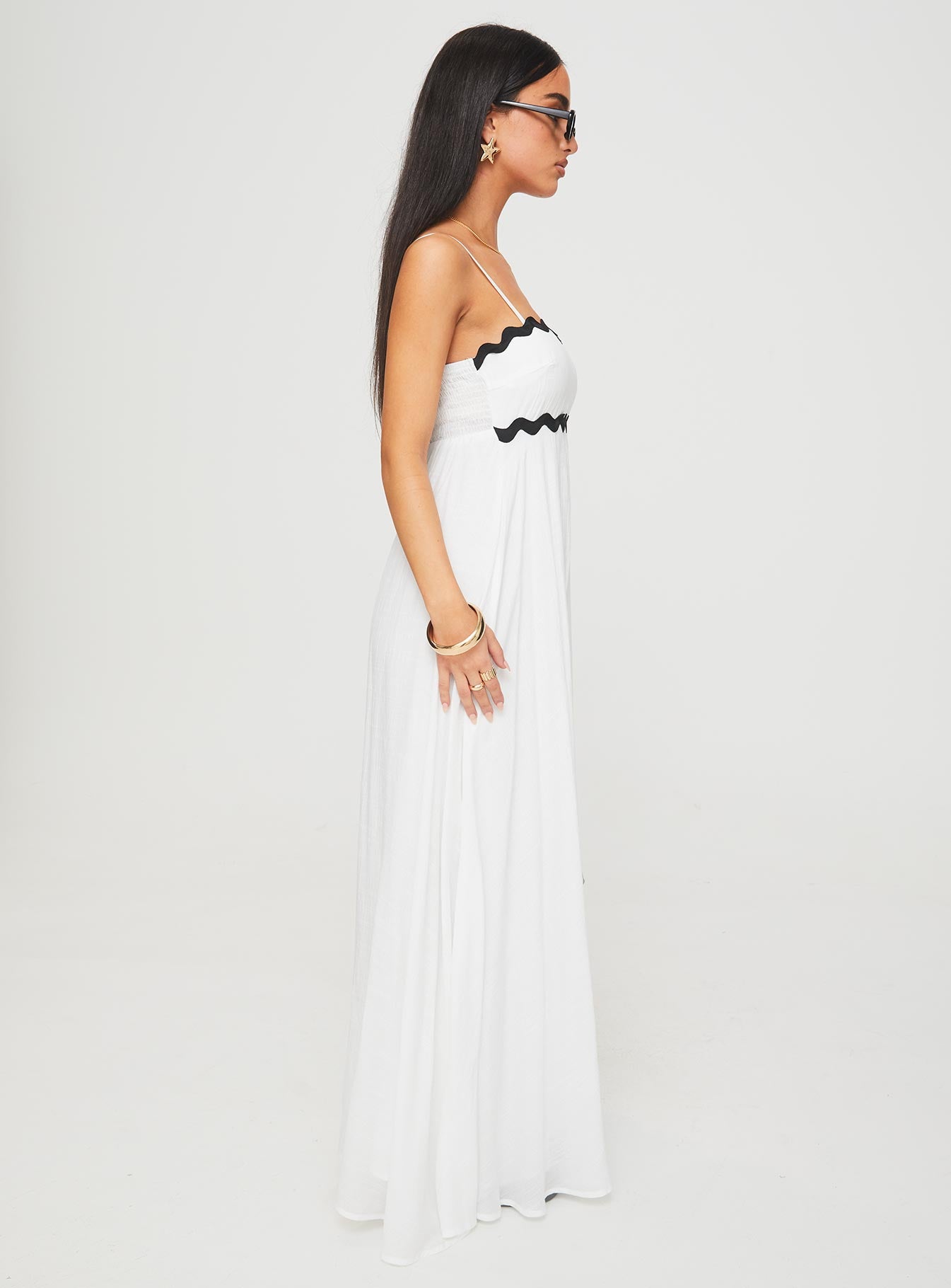 Croxetti Maxi Dress White - Image 4