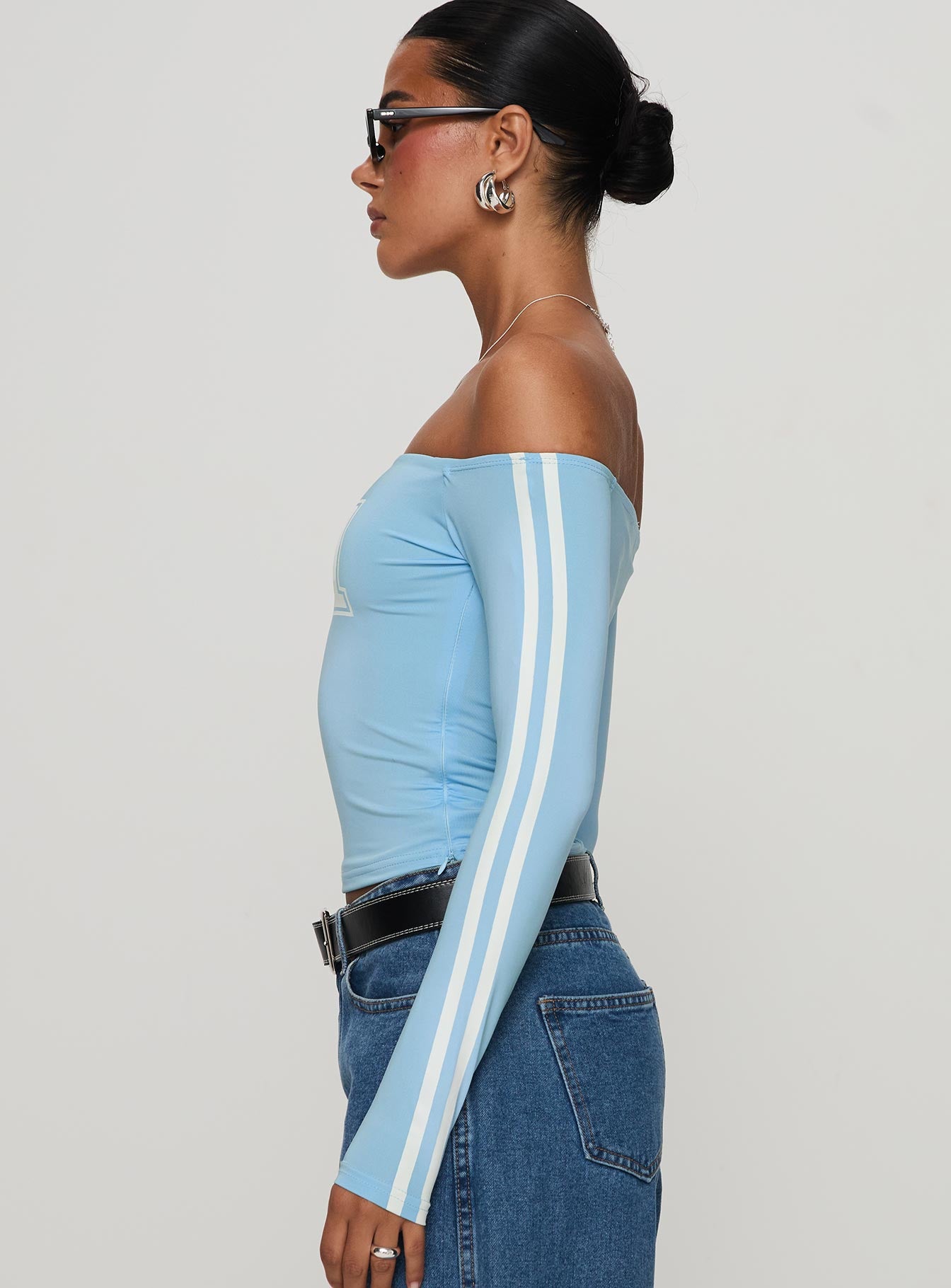 One And Only Long Sleeve Top Blue - Image 4