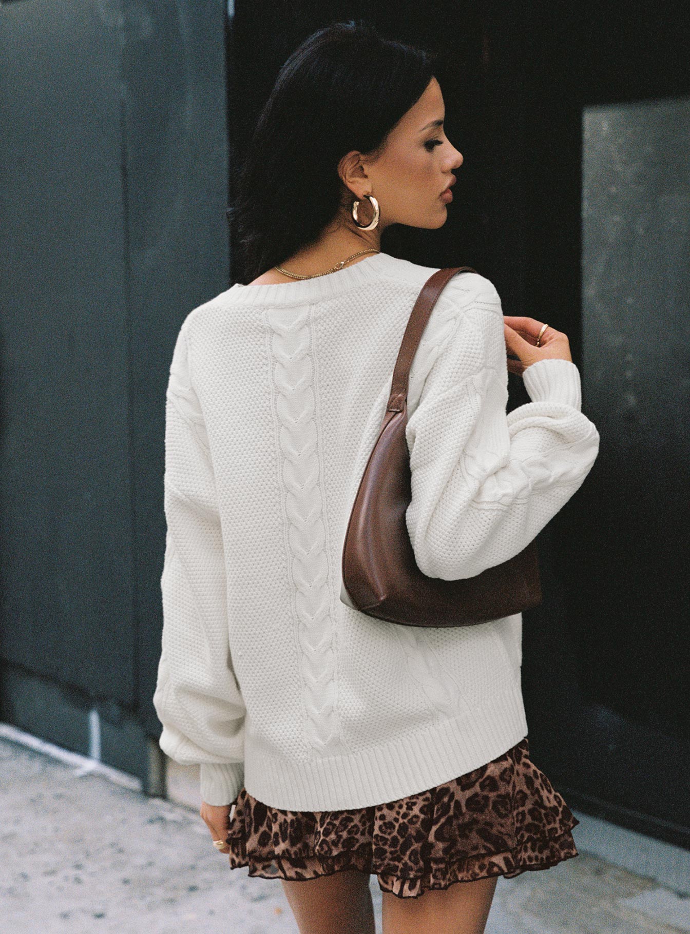 Luned Mini Skirt Leopard - Image 10