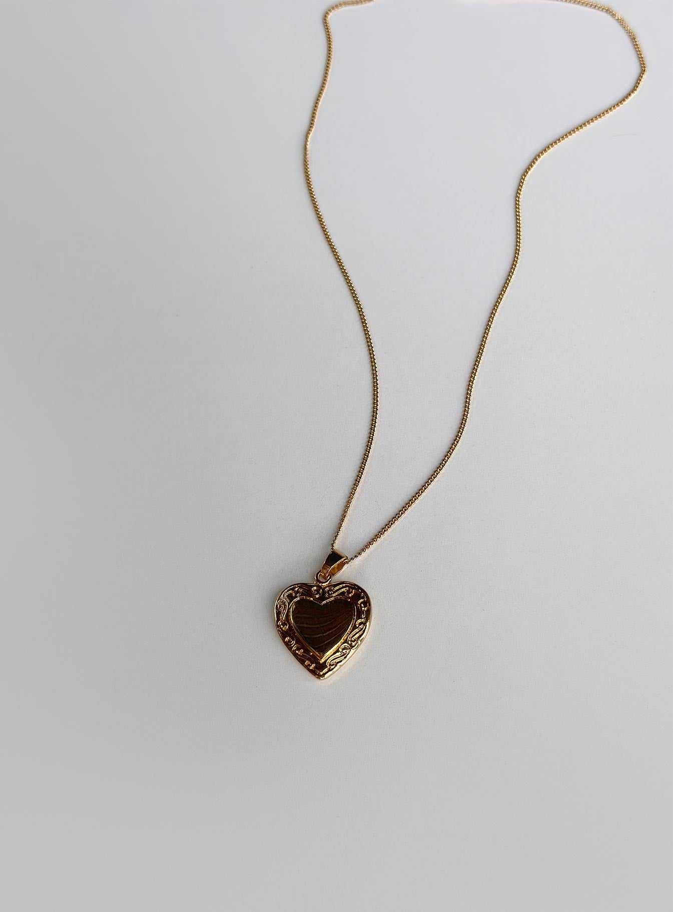 Alternative view of Lock It Up Gold Plated Necklace Gold