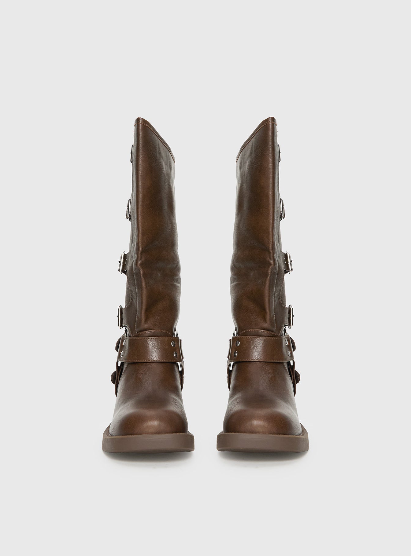 Buckle Down Boots Brown - Image 3