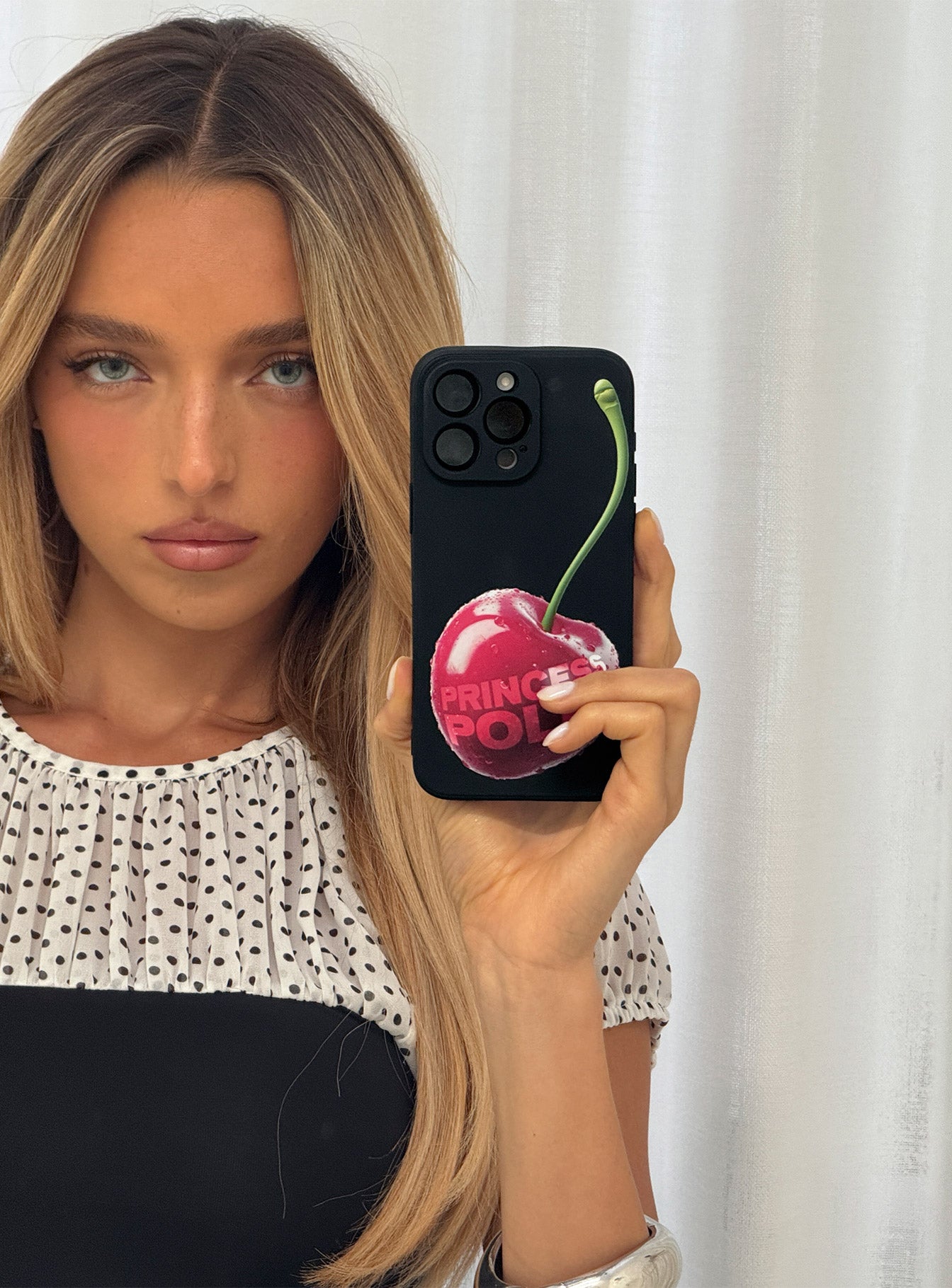 Alternative view of Earnestly Iphone Case Black / Cherry