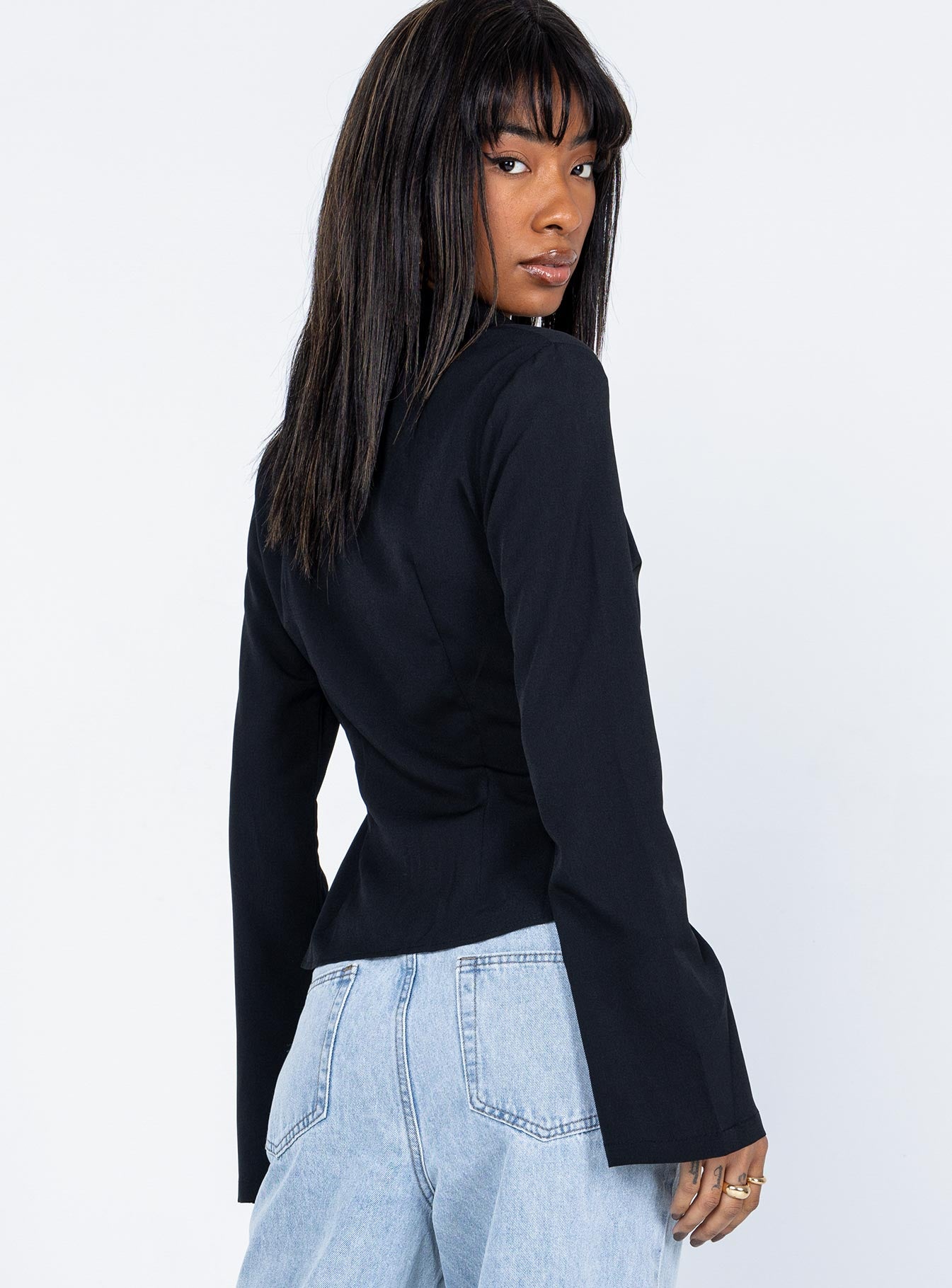 Anni Shirt Black - Image 4