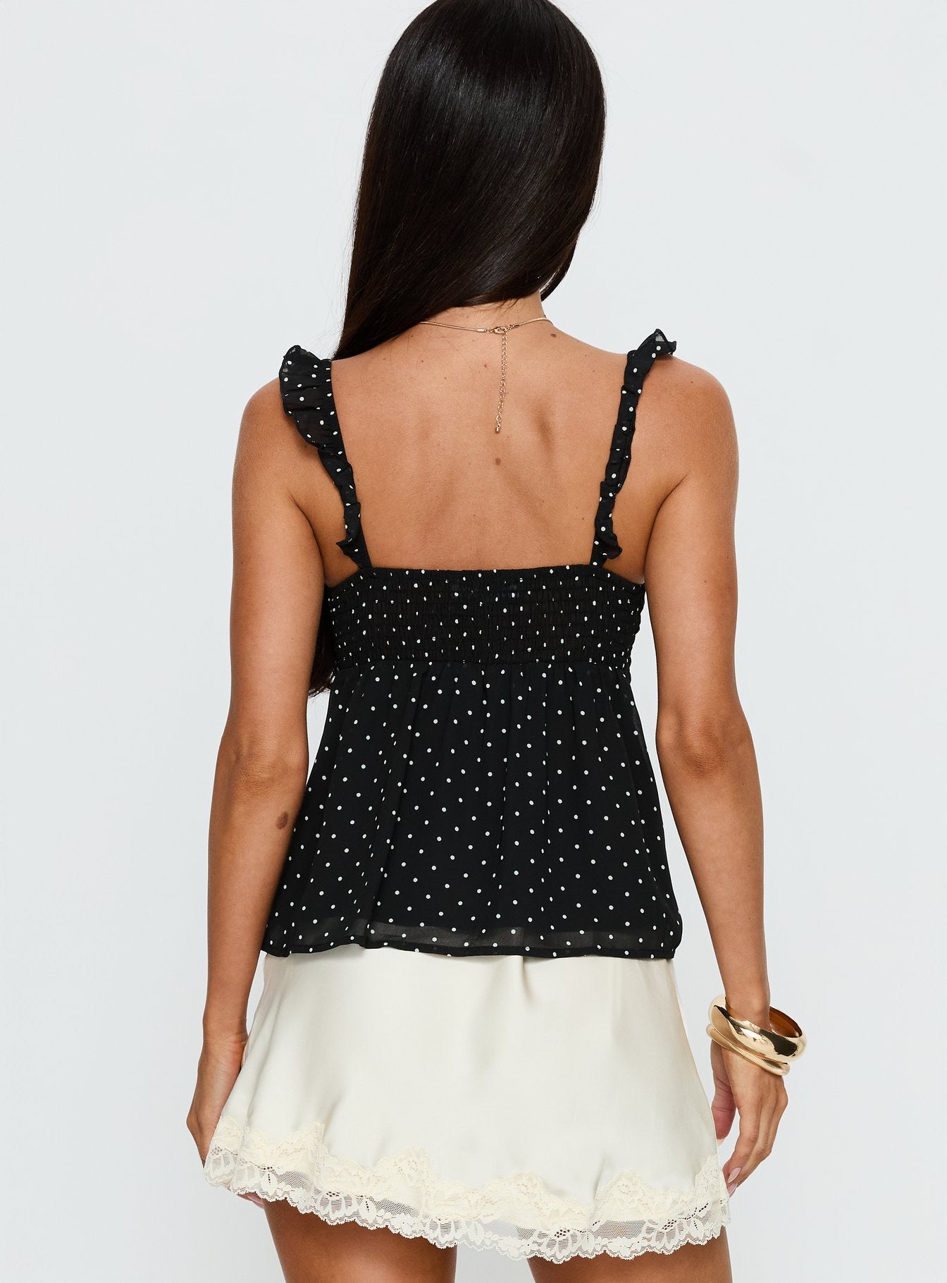 Madaleine Top Black Polka - Image 5